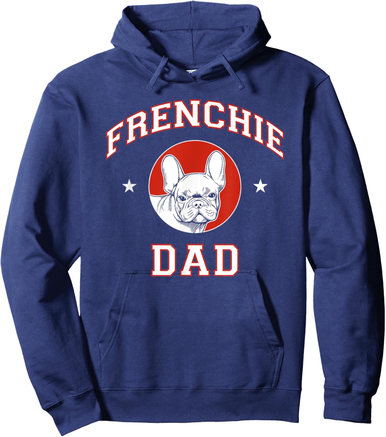 French Bulldog Dad Dog Father Hoodie - Hoodie | Navy