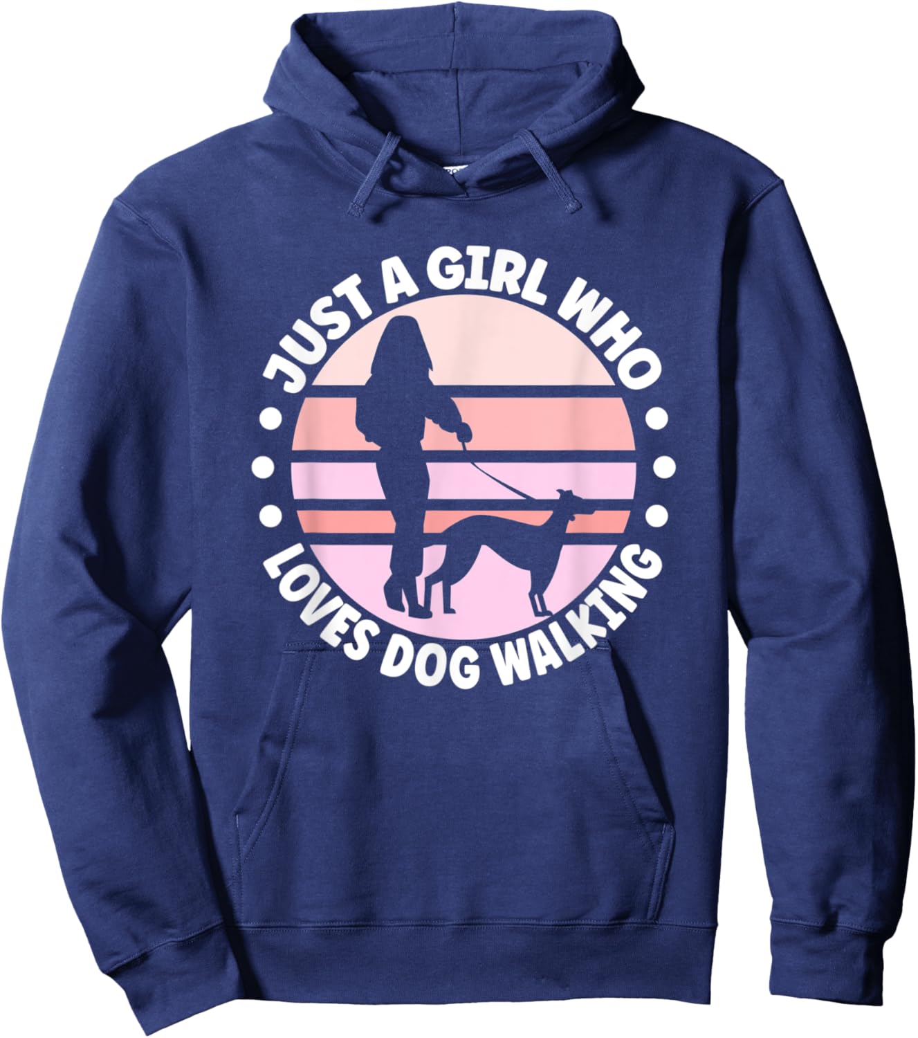 Dog Walking Apparel for Dog Walker Hoodie - Hoodie | Navy