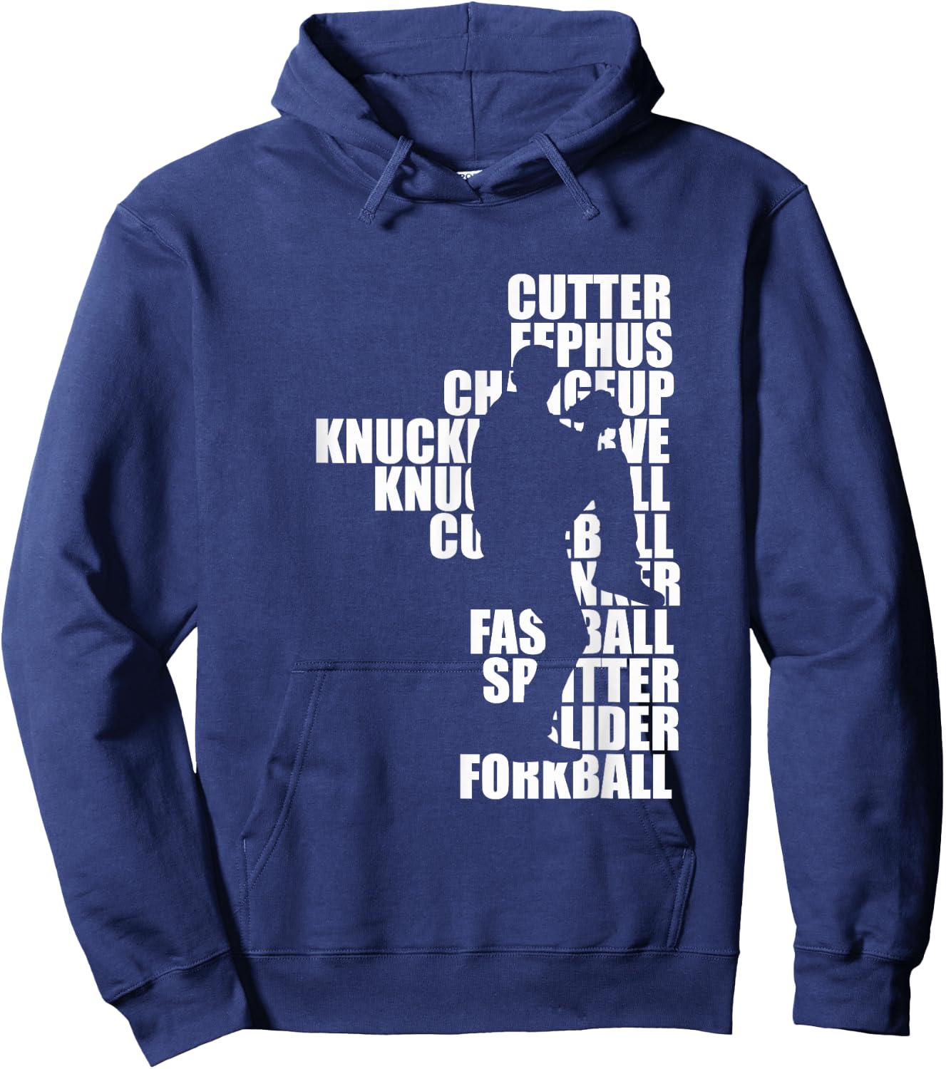 Pitcher Baseball Apparel - Baseball Hoodie - Hoodie | Navy