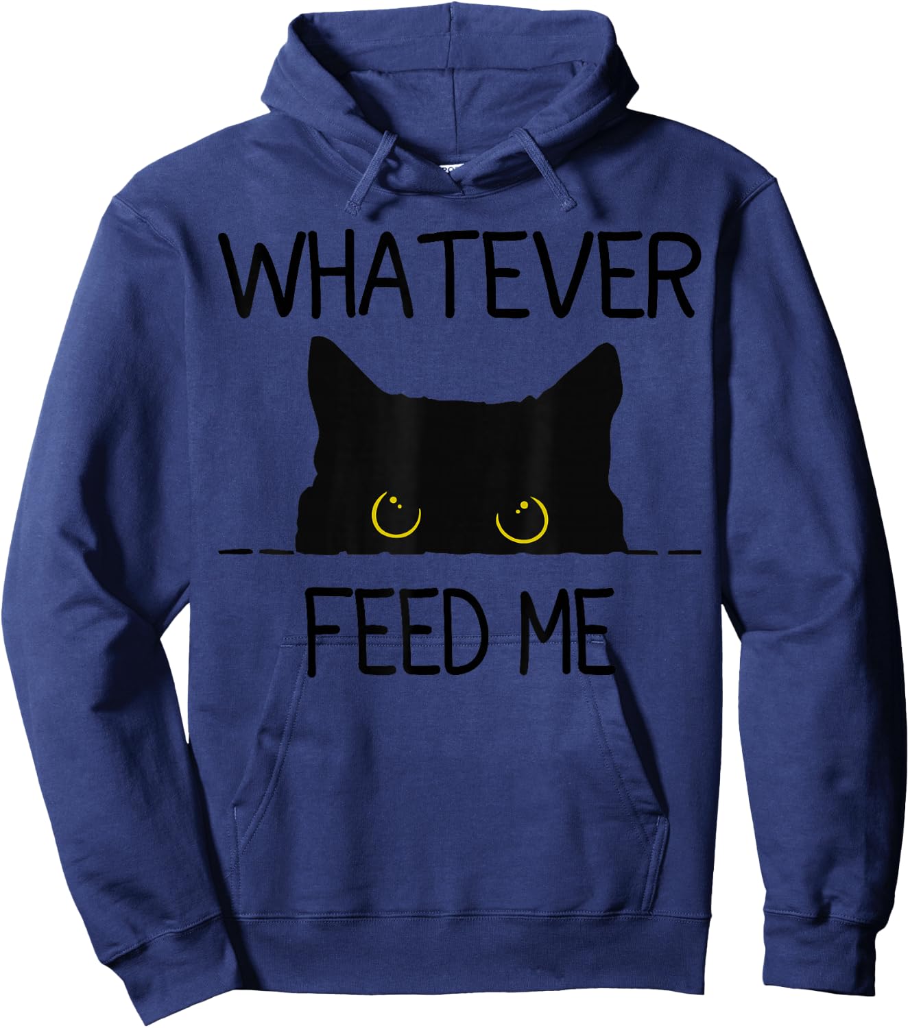 Whatever Feed Me Hoodie - Hoodie | Navy