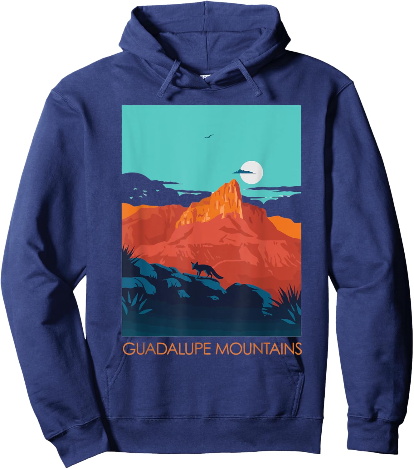 Guadalupe Mountains National Park Texas TX Hoodie - Hoodie | Navy
