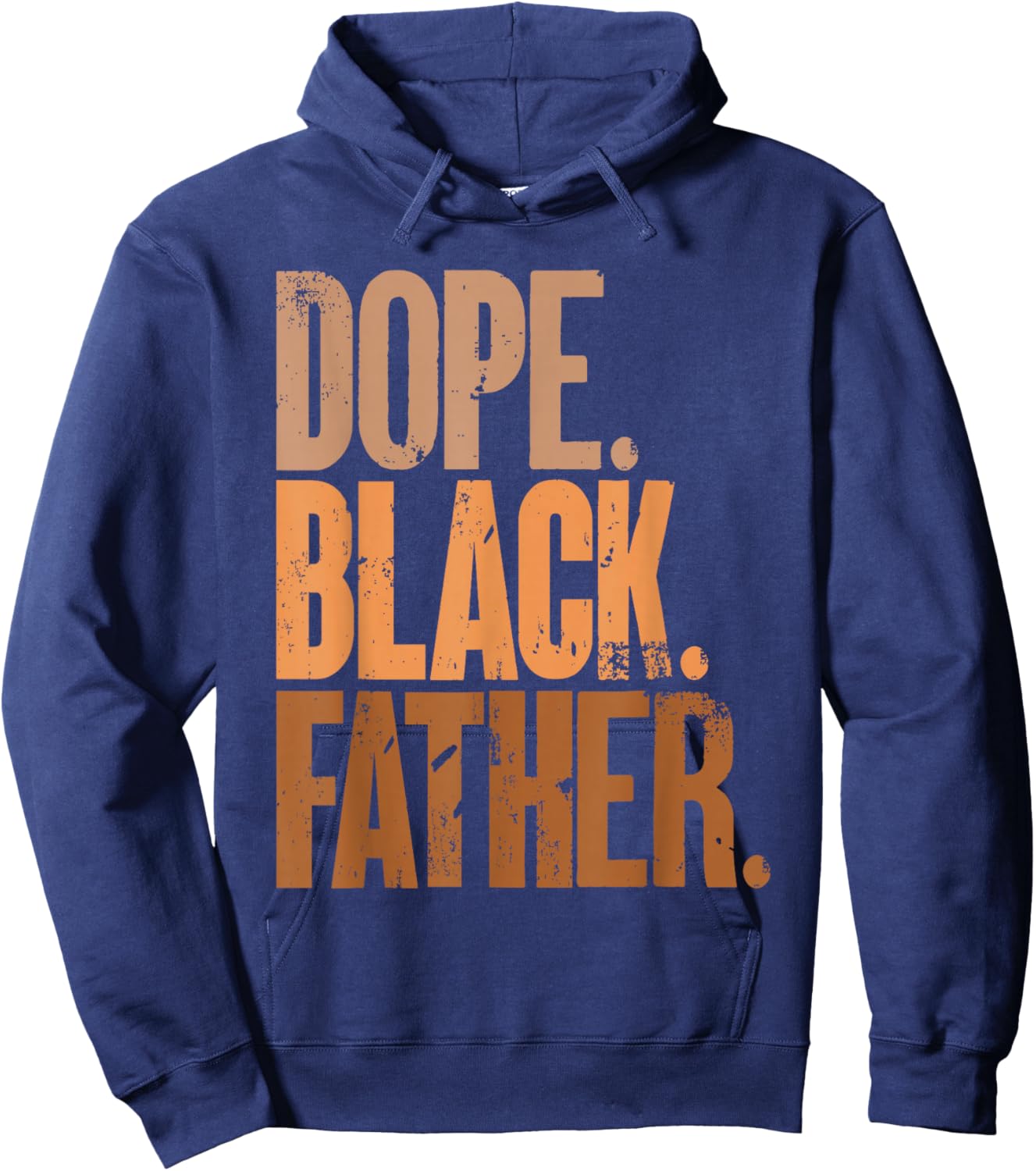 Black Dad Dope Black Father Fathers Day Hoodie - Hoodie | Navy