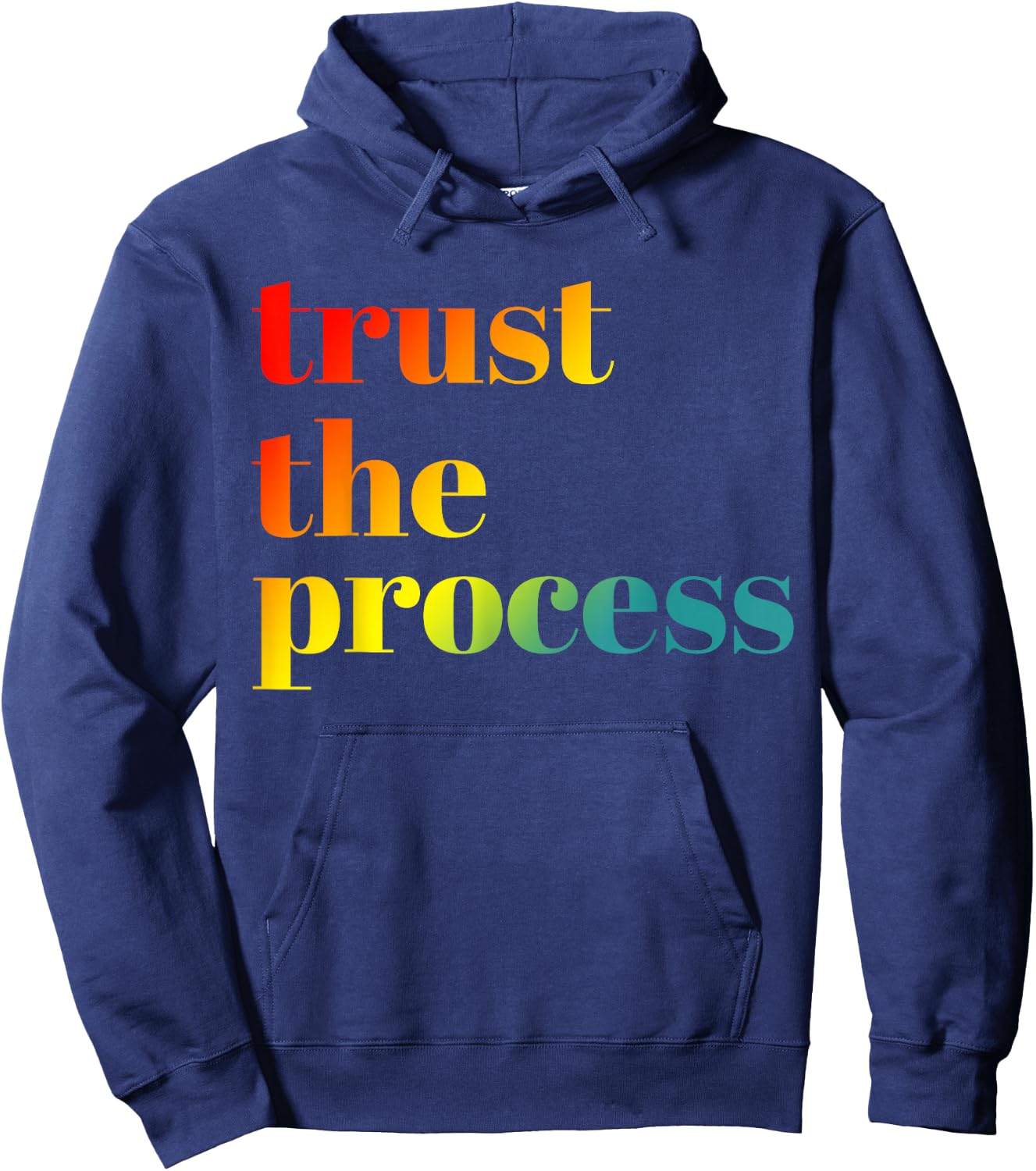 Trust The Process Apparel Hoodie - Hoodie | Navy