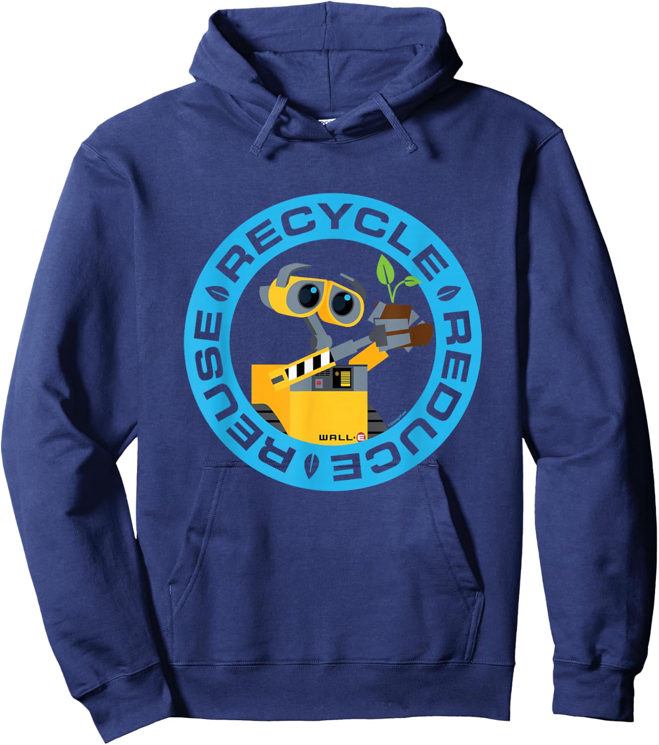 Wall-E - Recycle Reduce Reuse Hoodie - Hoodie | Navy