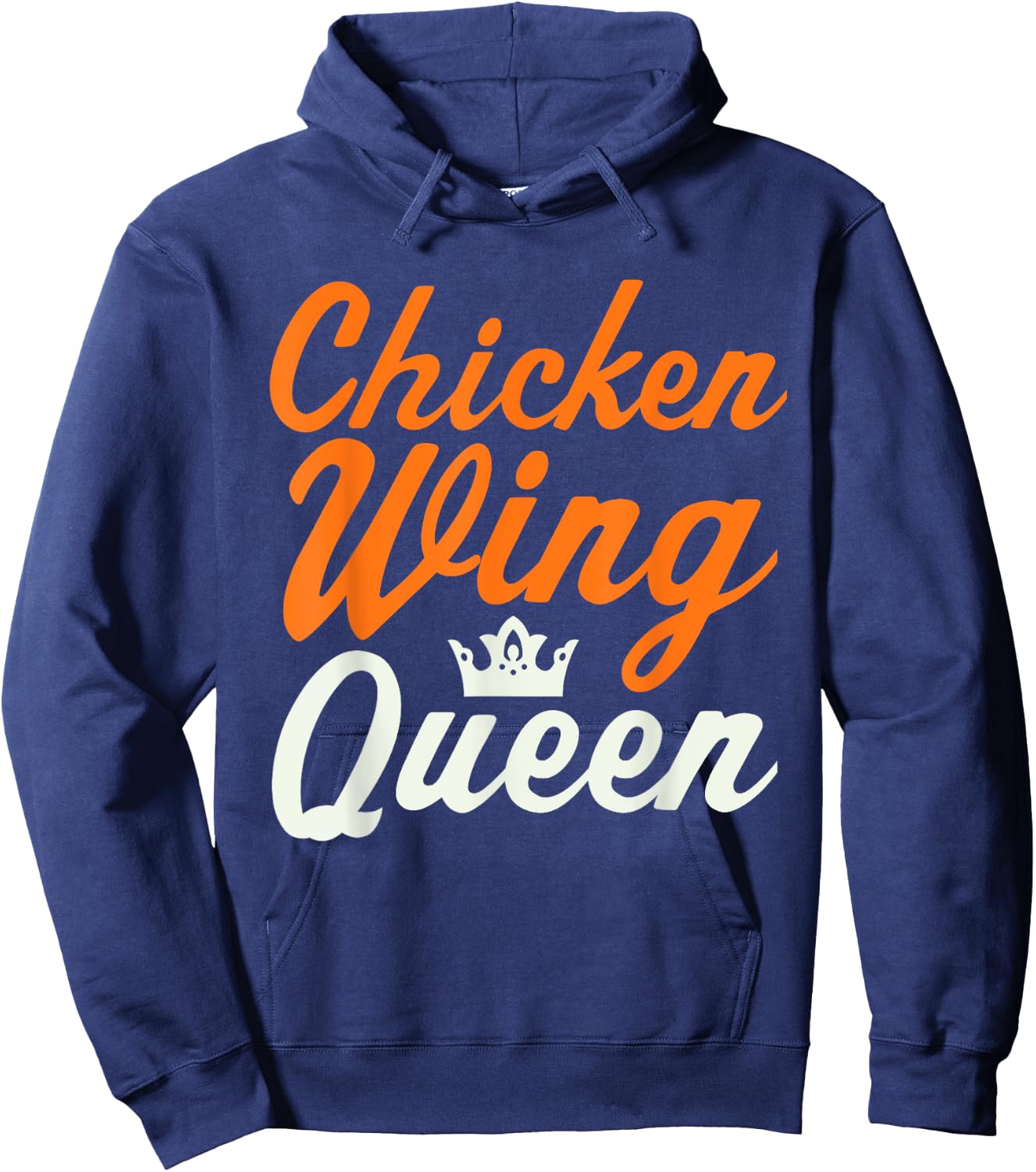 Buffalo Chicken Wing Queen Chicken Wings Lover Hoodie - Hoodie | Navy