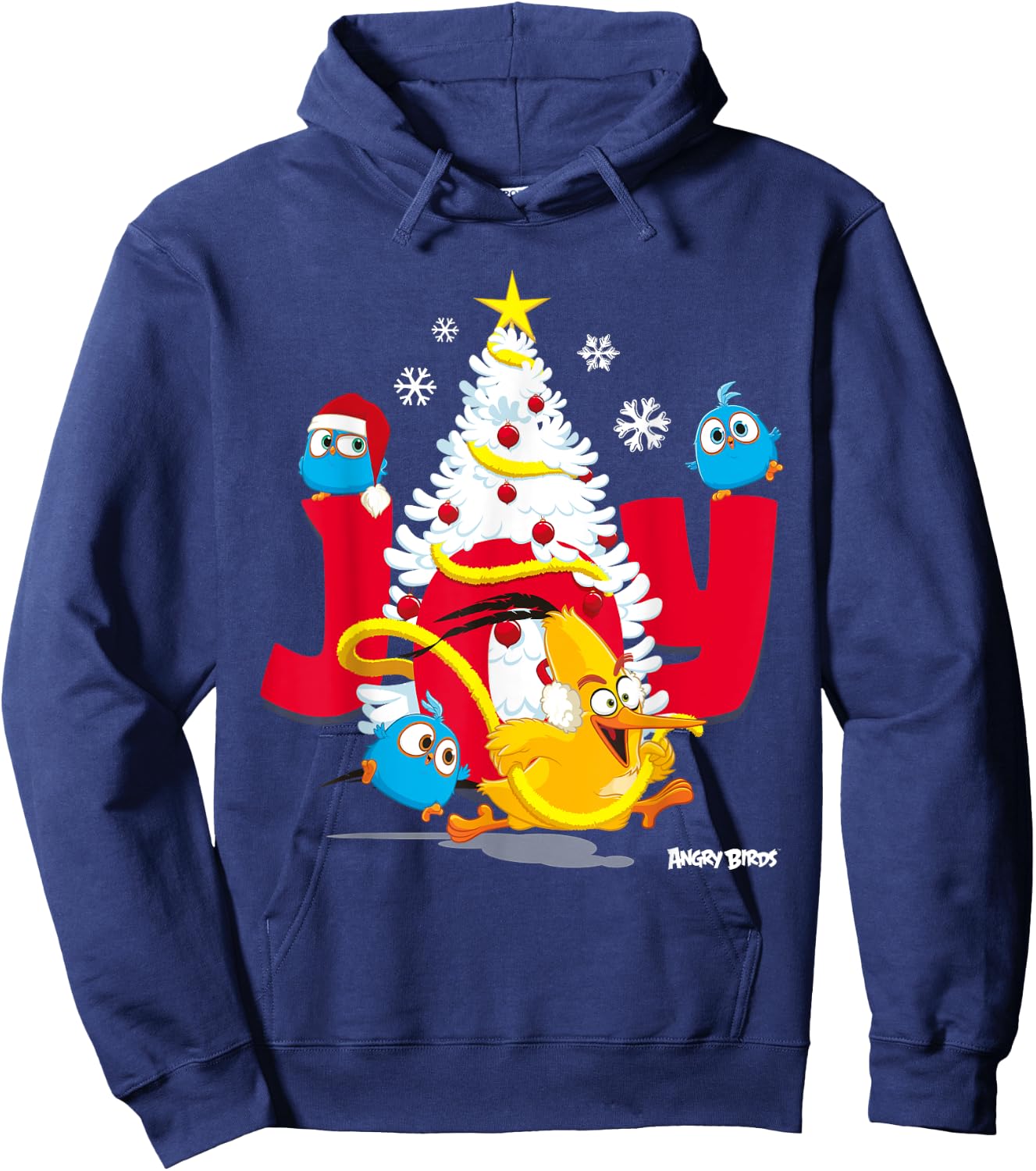 Angry Birds Christmas Joy Official Merchandise Hoodie - Hoodie | Navy