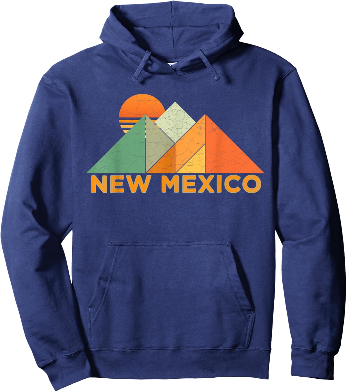 Vintage New Mexico Retro Hoodie - Hoodie | Navy