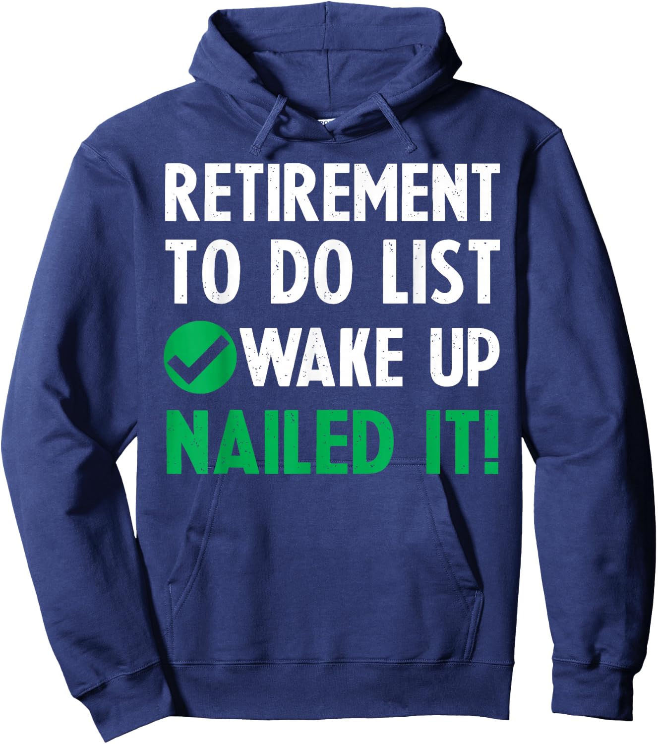 Funny Retirement Men's Retired Gifts Hoodie - Hoodie | Navy