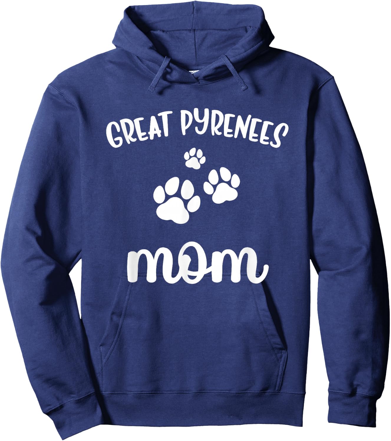 Great Pyrenees Mom Cute Dog Hoodie - Hoodie | Navy