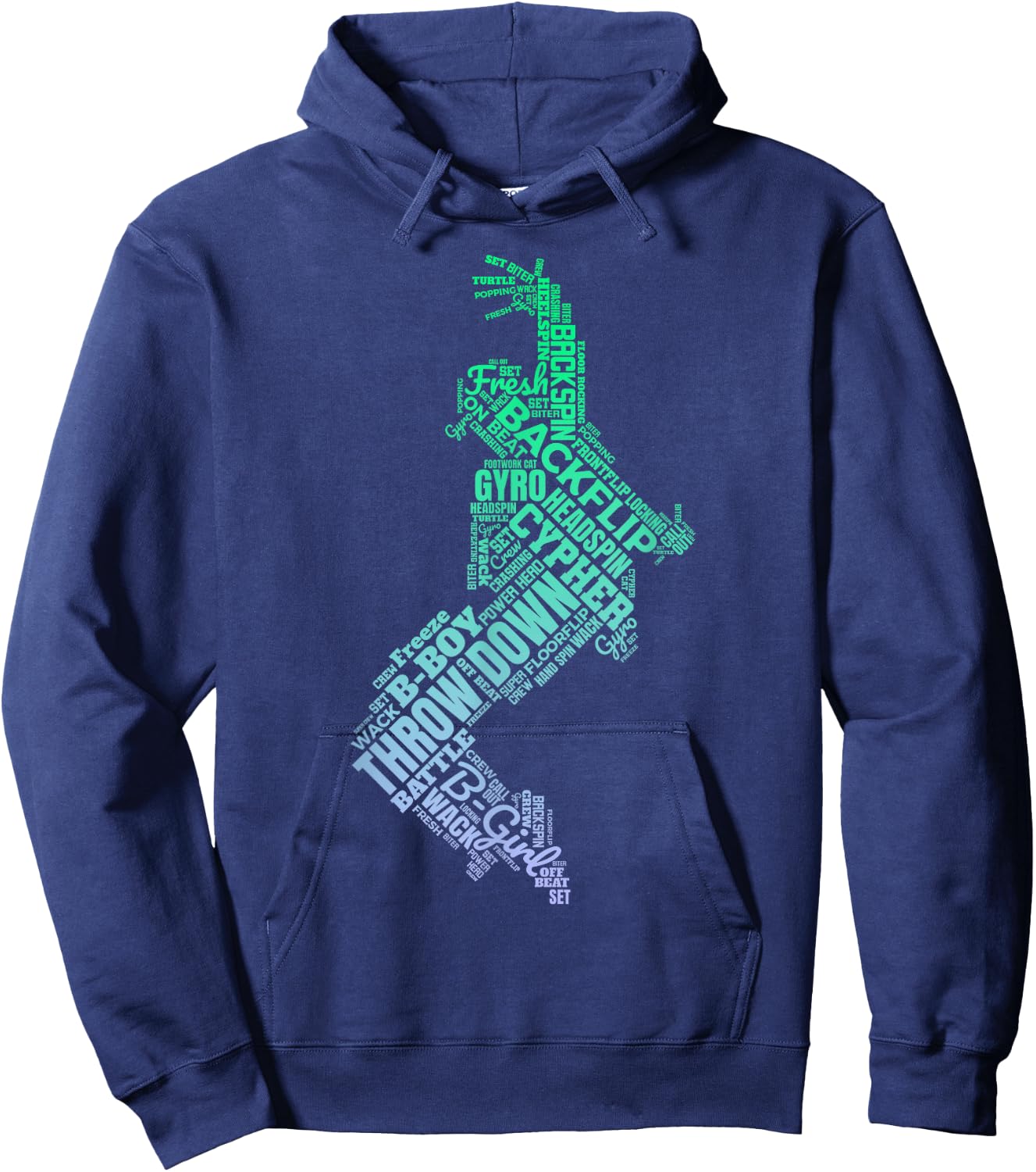 Breakdancer B-Boy B-Girl Breakdance Hoodie - Hoodie | Navy