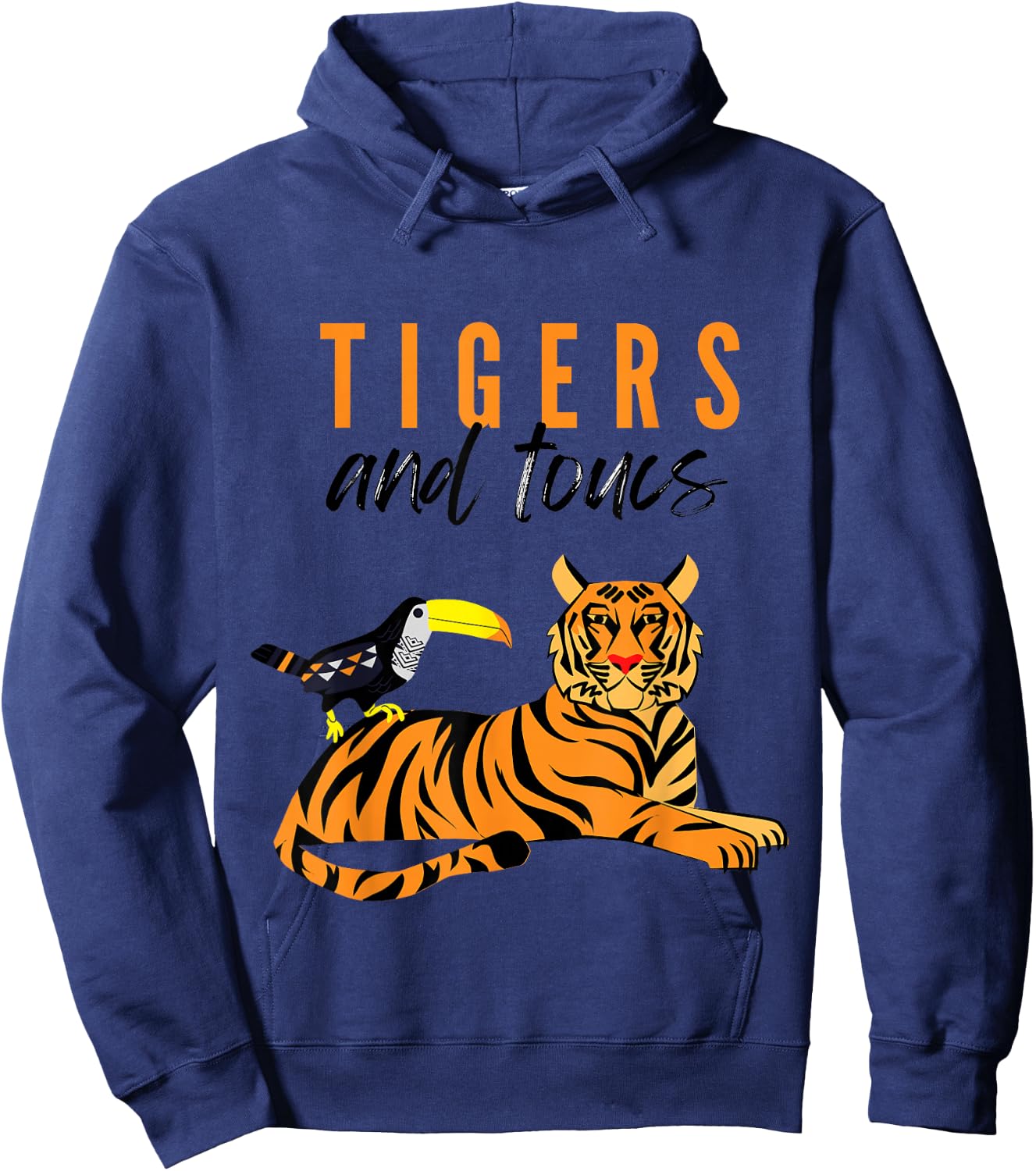 Tigers and Toucs Hoodie - Hoodie | Navy