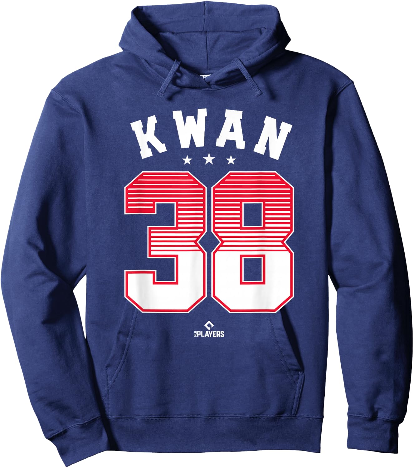 Steven Kwan 38 Cleveland MLBPA Hoodie - Hoodie | Navy