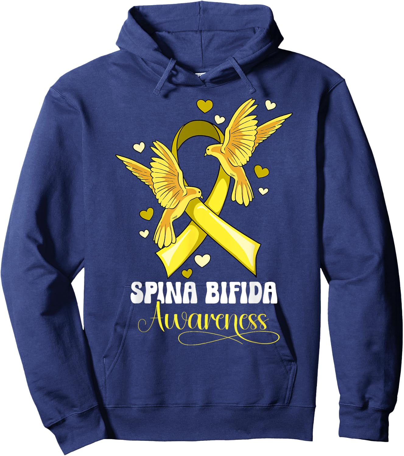 Spina Bifida Awareness Hoodie - Hoodie | Navy