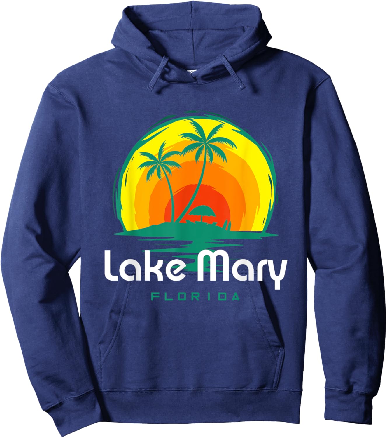 Florida Lake Mary Hoodie - Hoodie | Navy