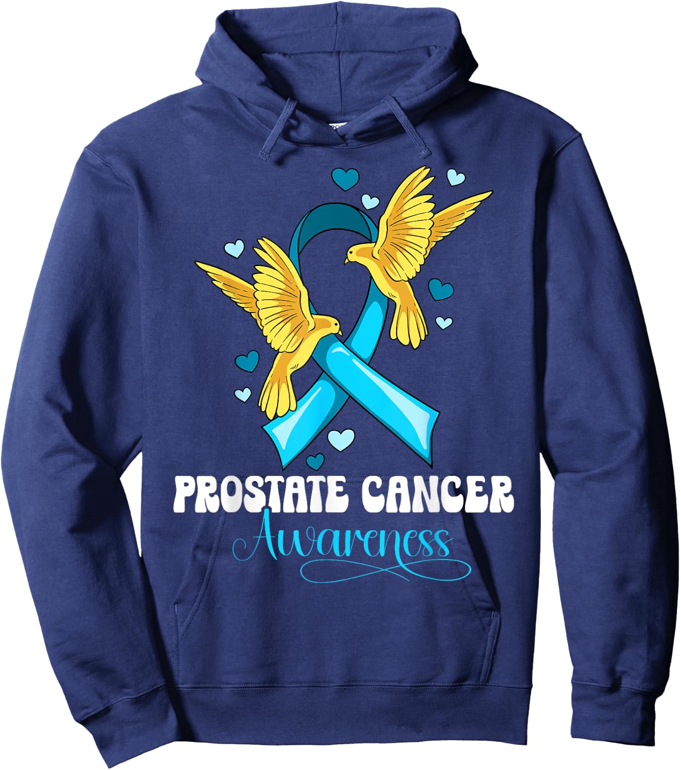 Prostate Cancer Awareness Hoodie - Hoodie | Navy