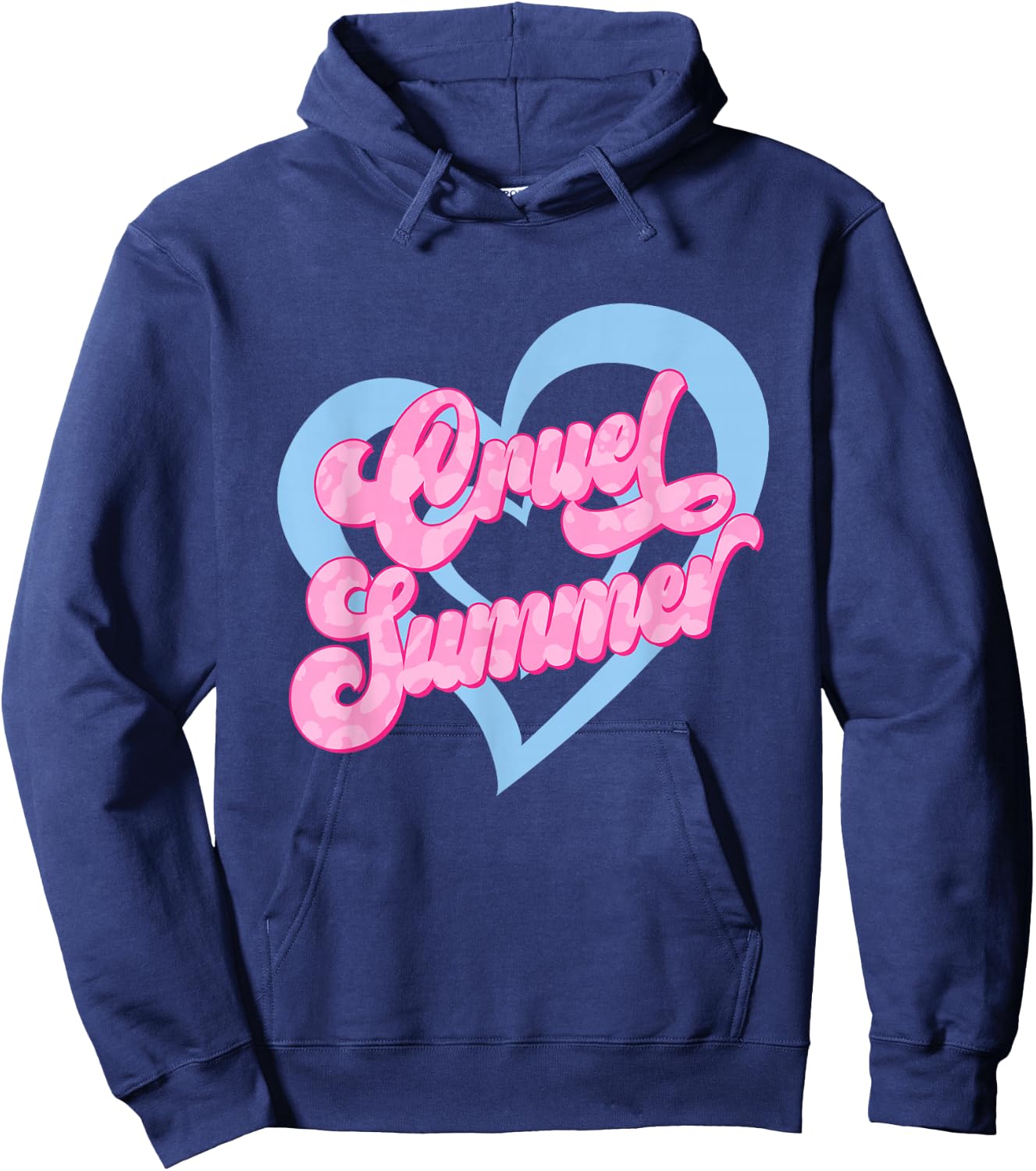 Cruel Vibes Summer, Cute Summer Hea Hoodie - Hoodie | Navy