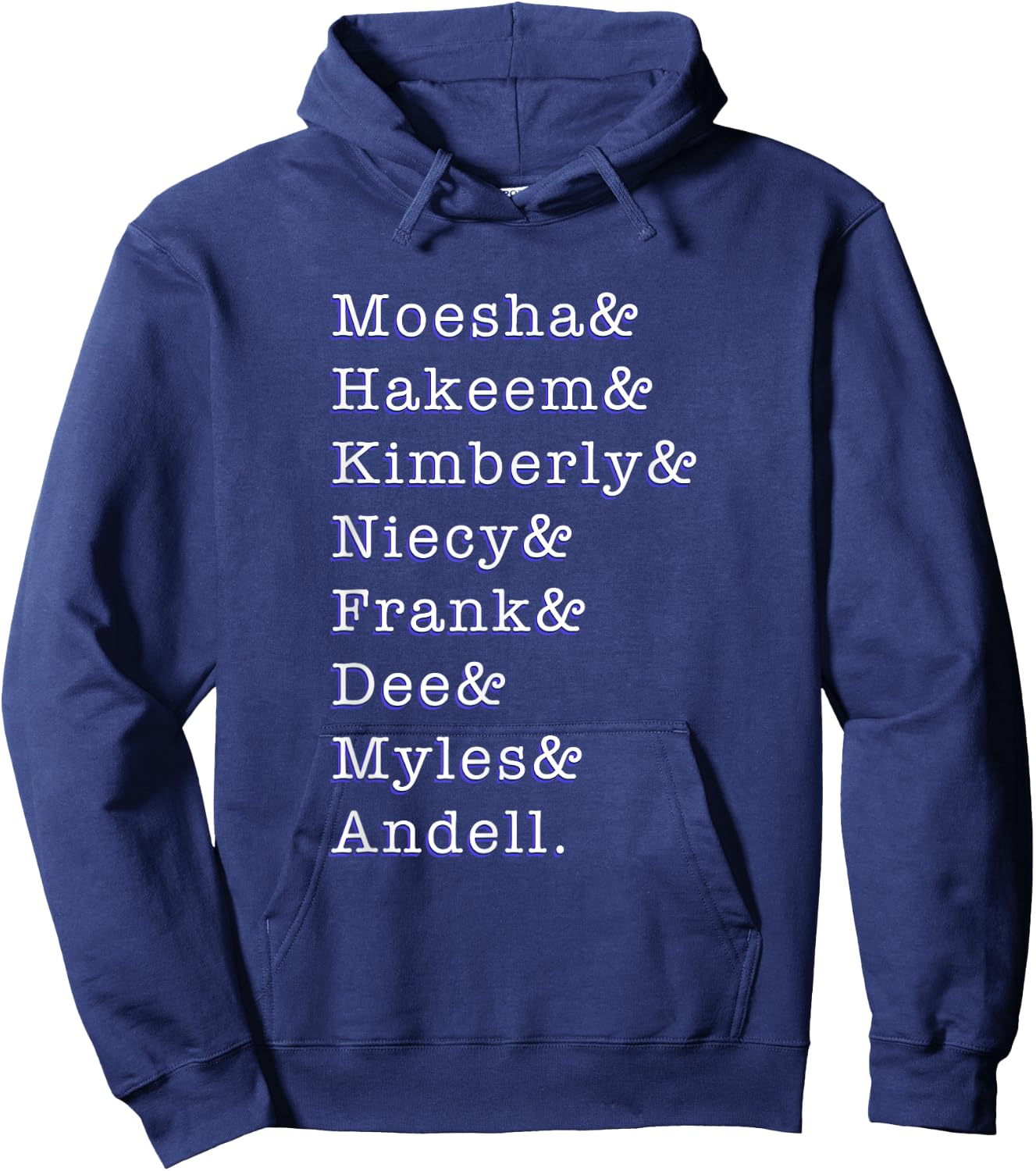 Moesha and friends Hoodie - Hoodie | Navy