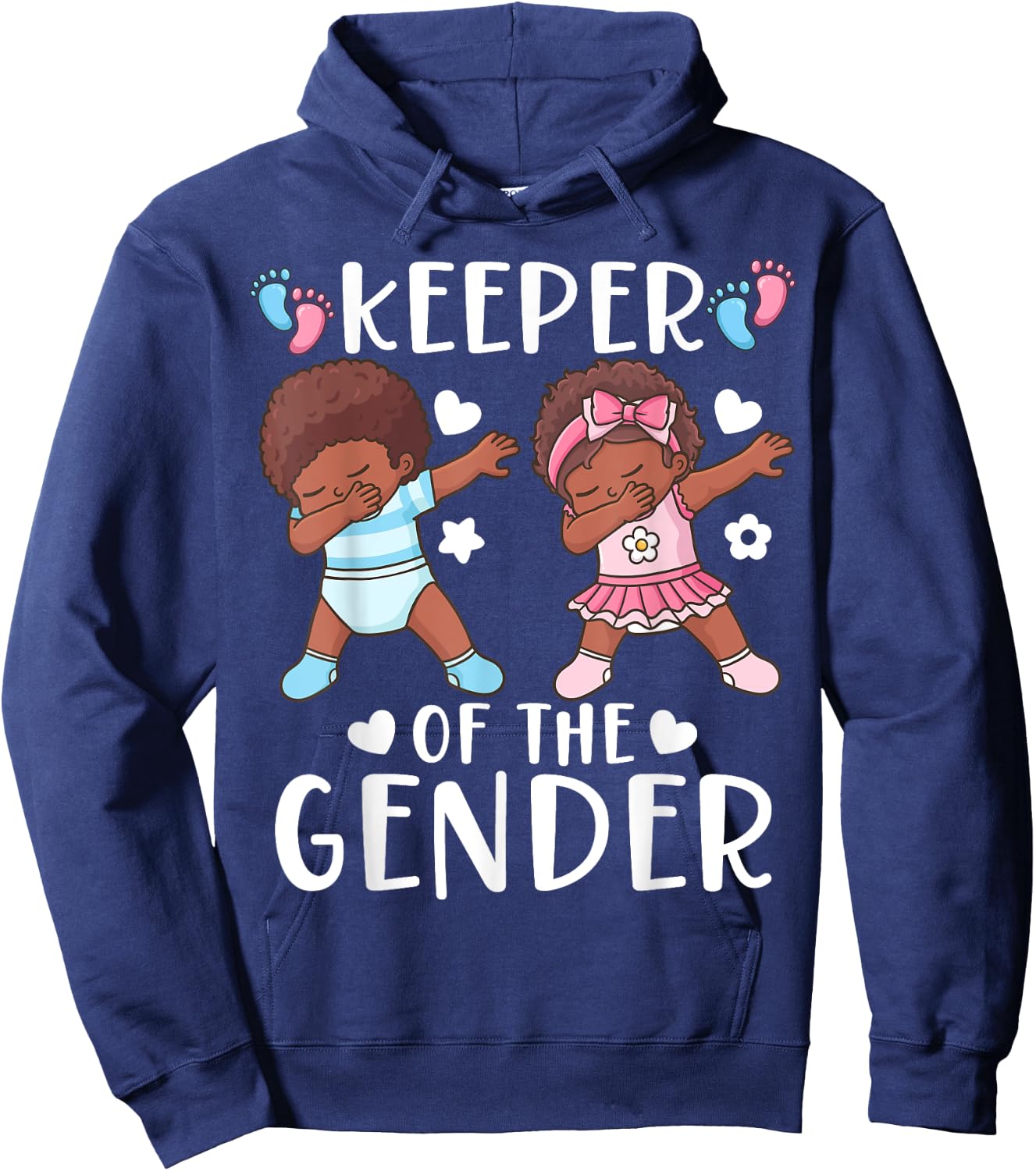 Gender Reveal Keeper of the Gender Hoodie - Hoodie | Navy