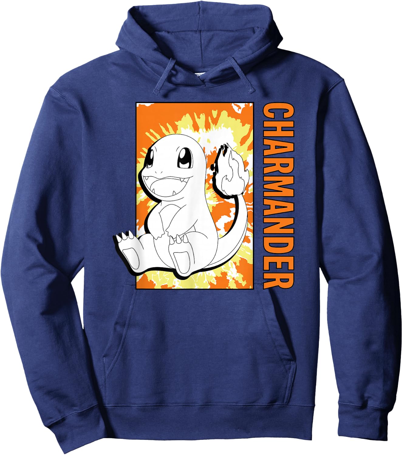 Pokémon - Tie Dye Charmander Hoodie - Hoodie | Navy