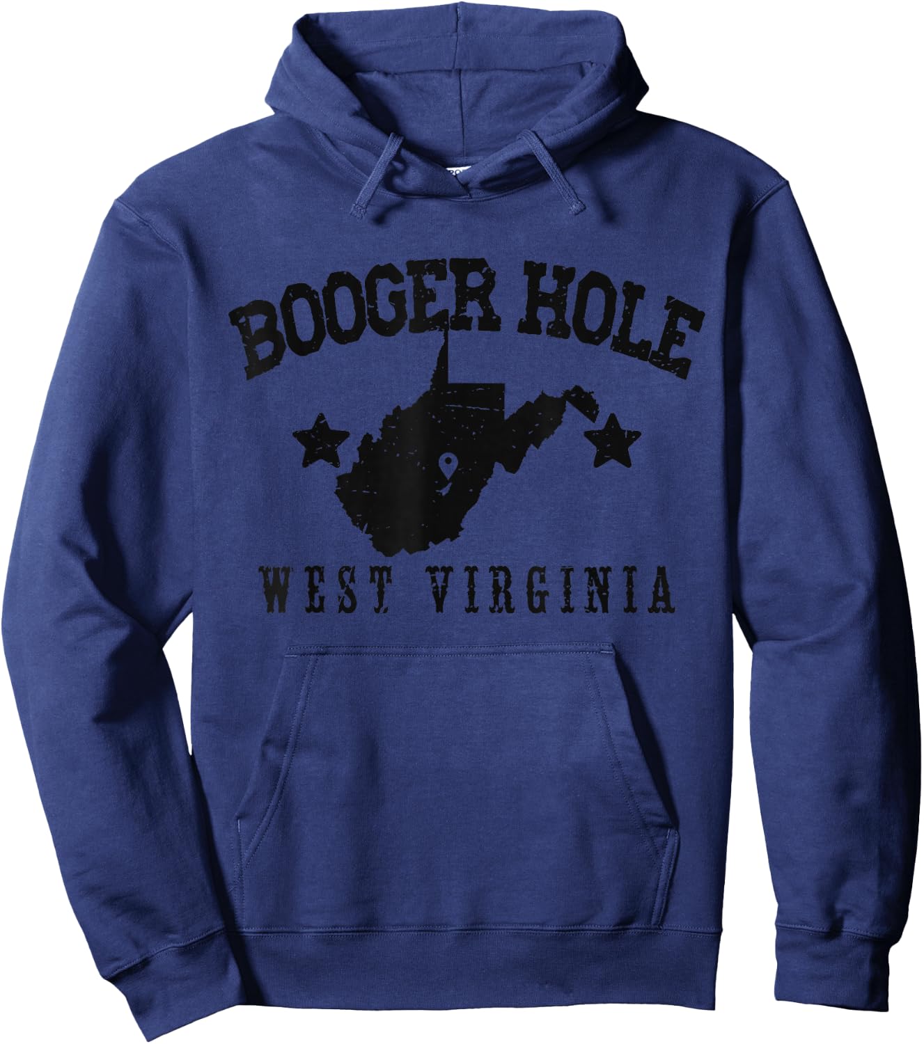 Booger Hole West Virginia Hoodie - Hoodie | Navy
