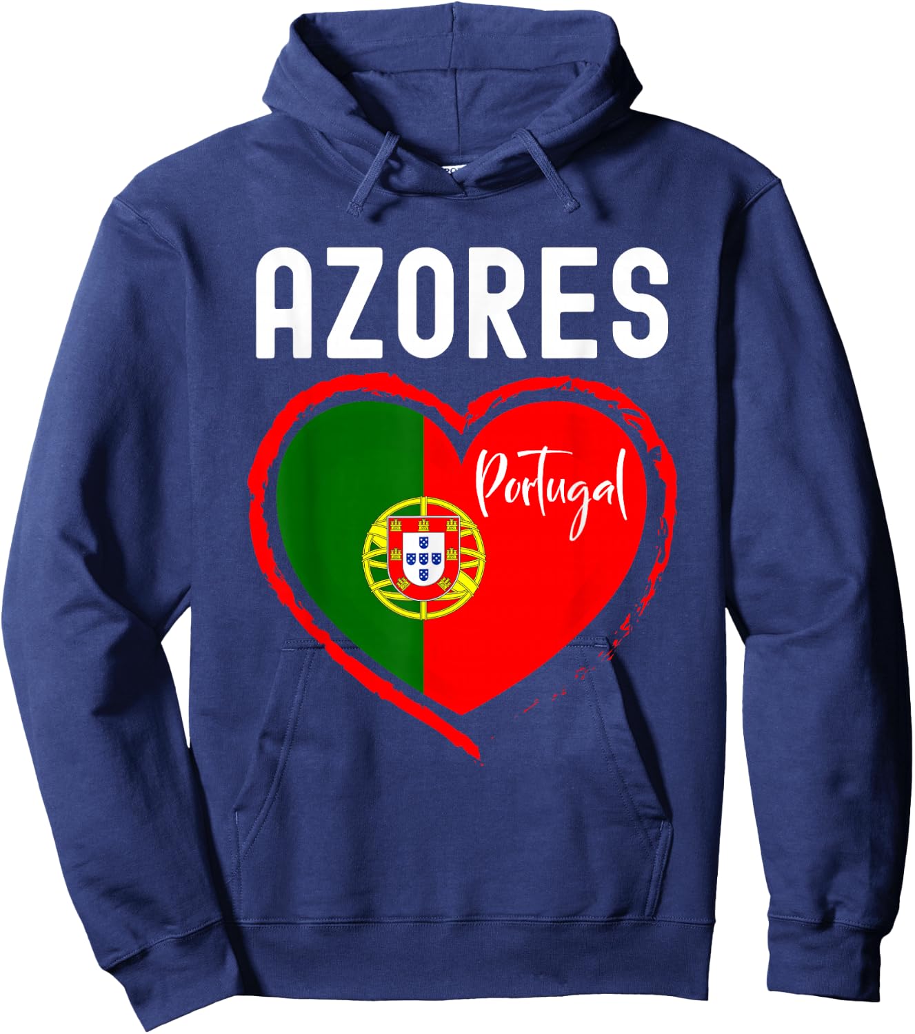 Azores Portuguese Flag Azores Hoodie - Hoodie | Navy