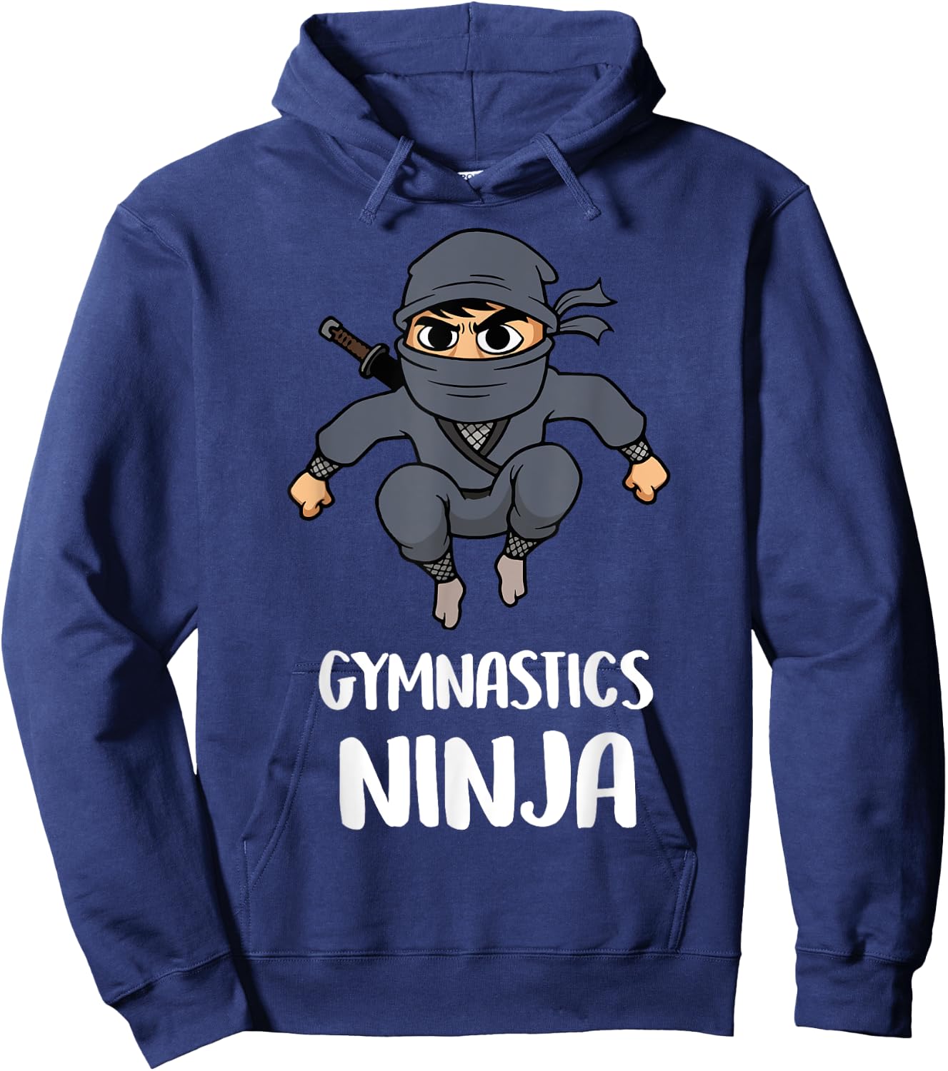 Gymnastics Ninja Boy Funny Sports Toddler Kids Hoodie - Hoodie | Navy