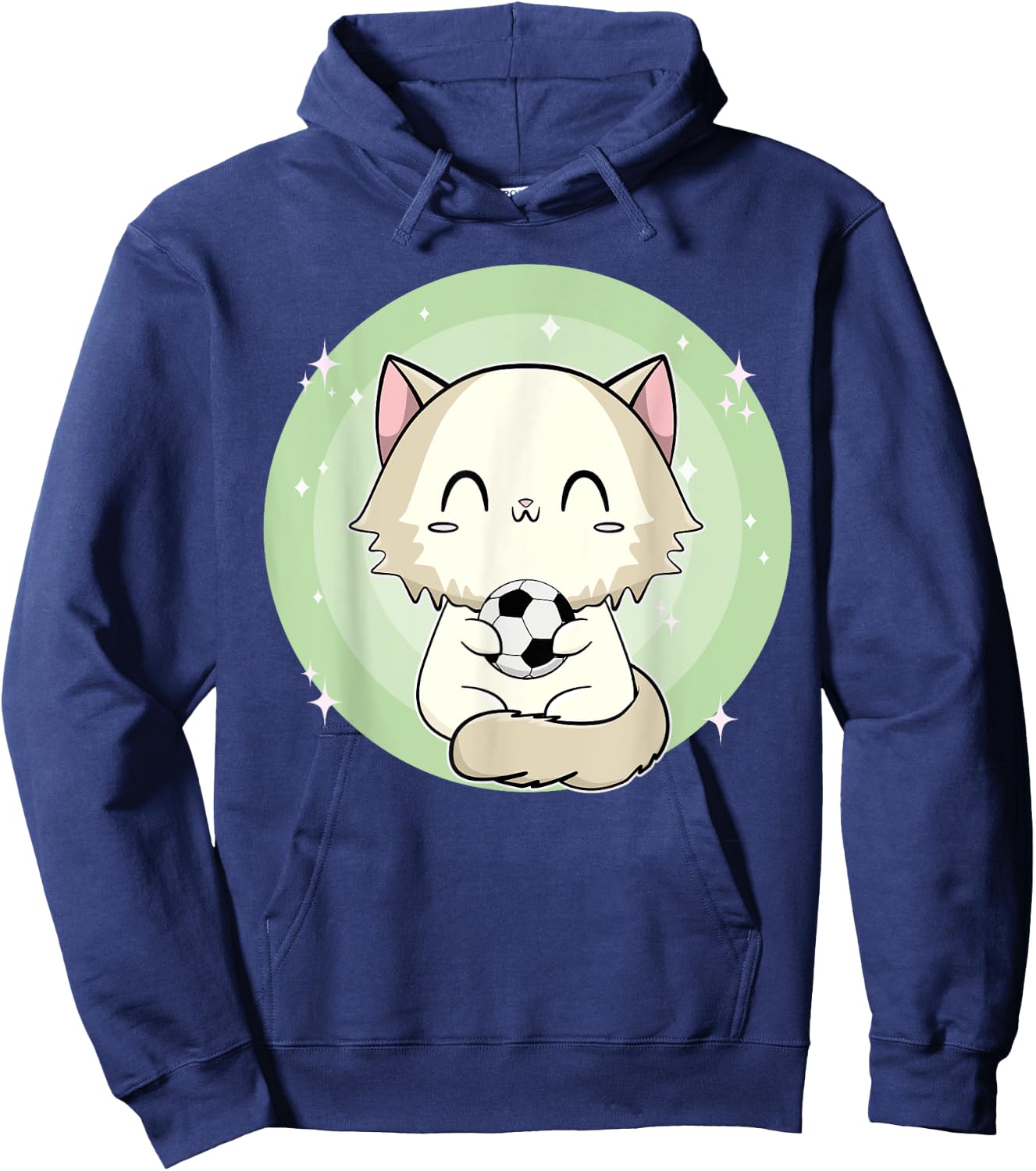 Ragdoll Cat With Soccer Men Women Kids Hoodie - Hoodie | Navy