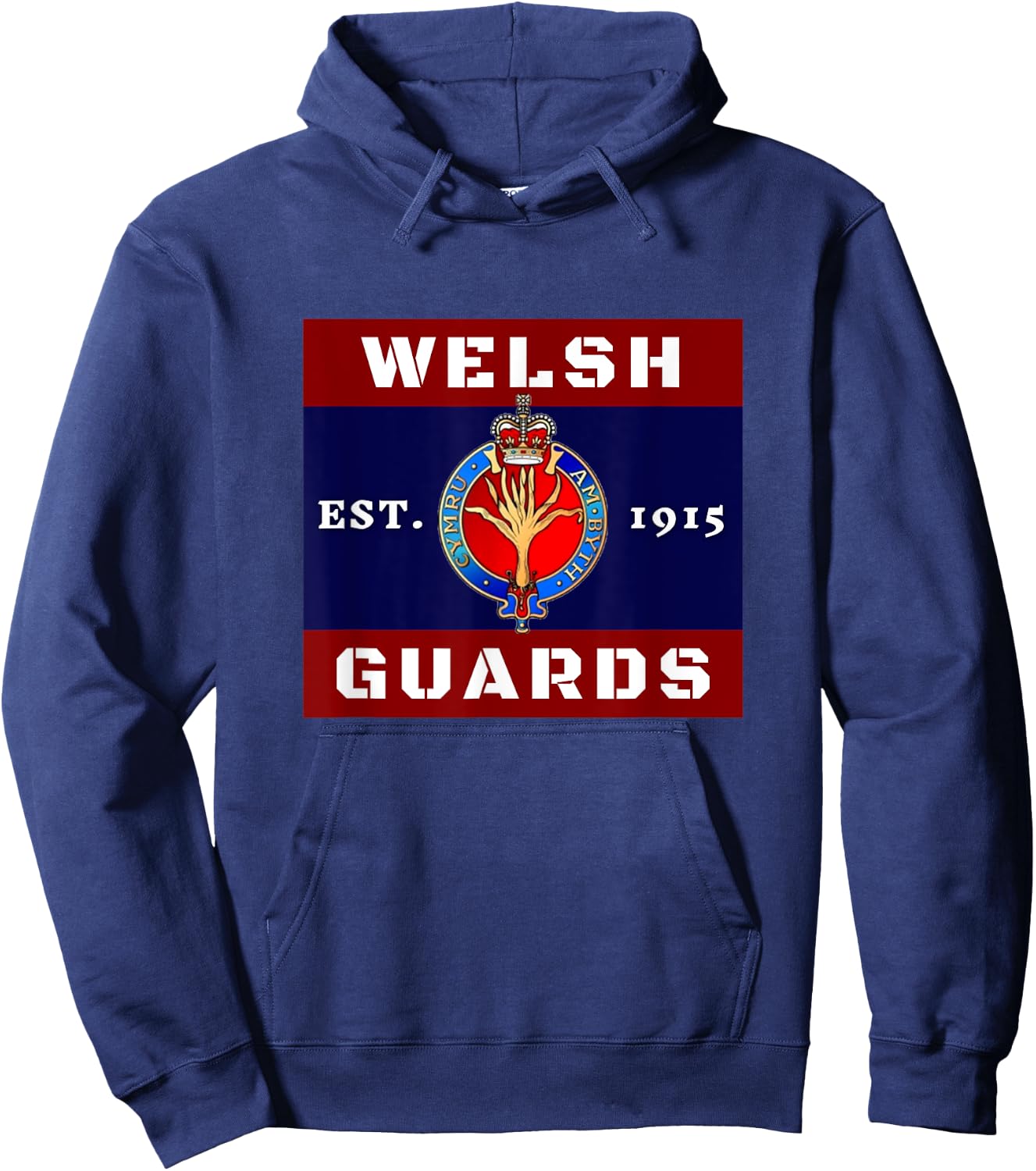 Welsh Guards Clothing. Welsh Guards Regiment. Hoodie - Hoodie | Navy