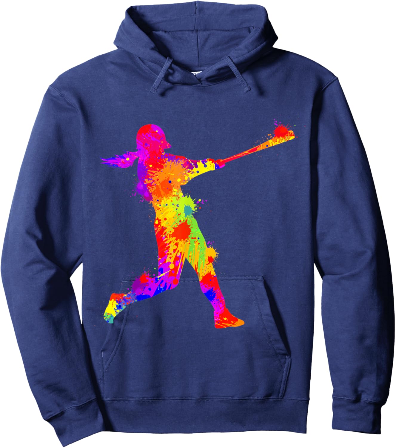 Softball Girl Kids Hoodie - Hoodie | Navy