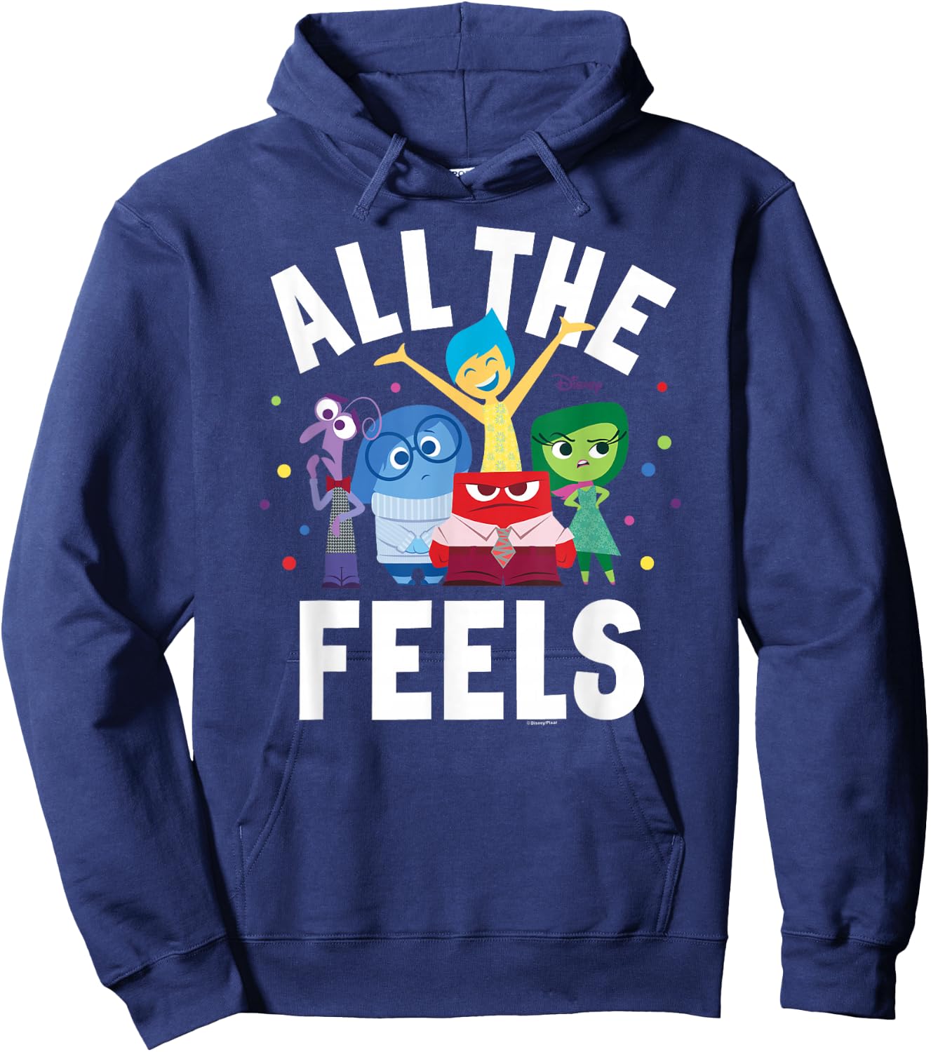 Inside Out - All The Feels Hoodie - Hoodie | Navy
