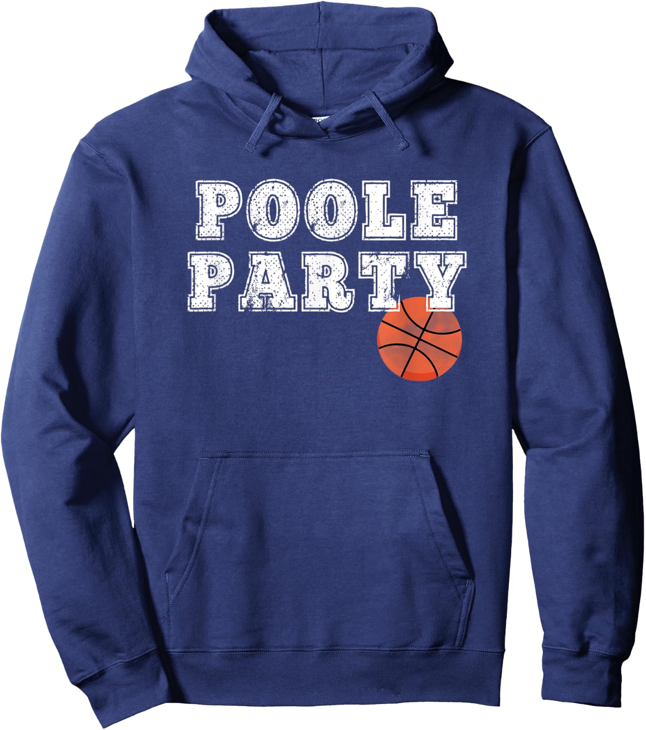 Poole Party Basketball Hoodie - Hoodie | Navy