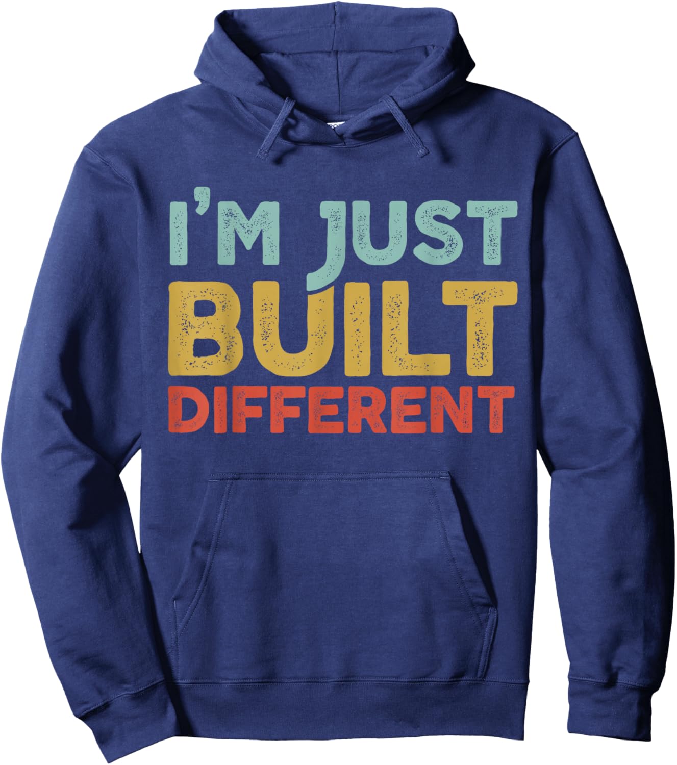 I'm Just Built Different Hoodie - Hoodie | Navy
