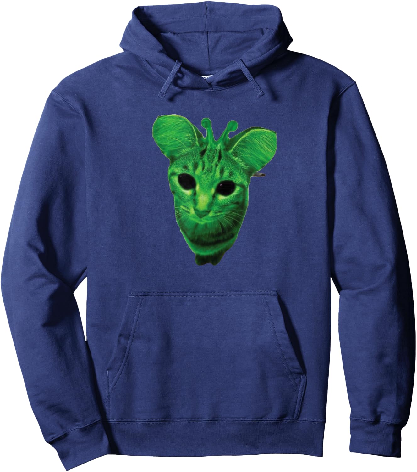 Gnarp Meme Glerp Meme Glorp Meme Alien Cat Hoodie - Hoodie | Navy
