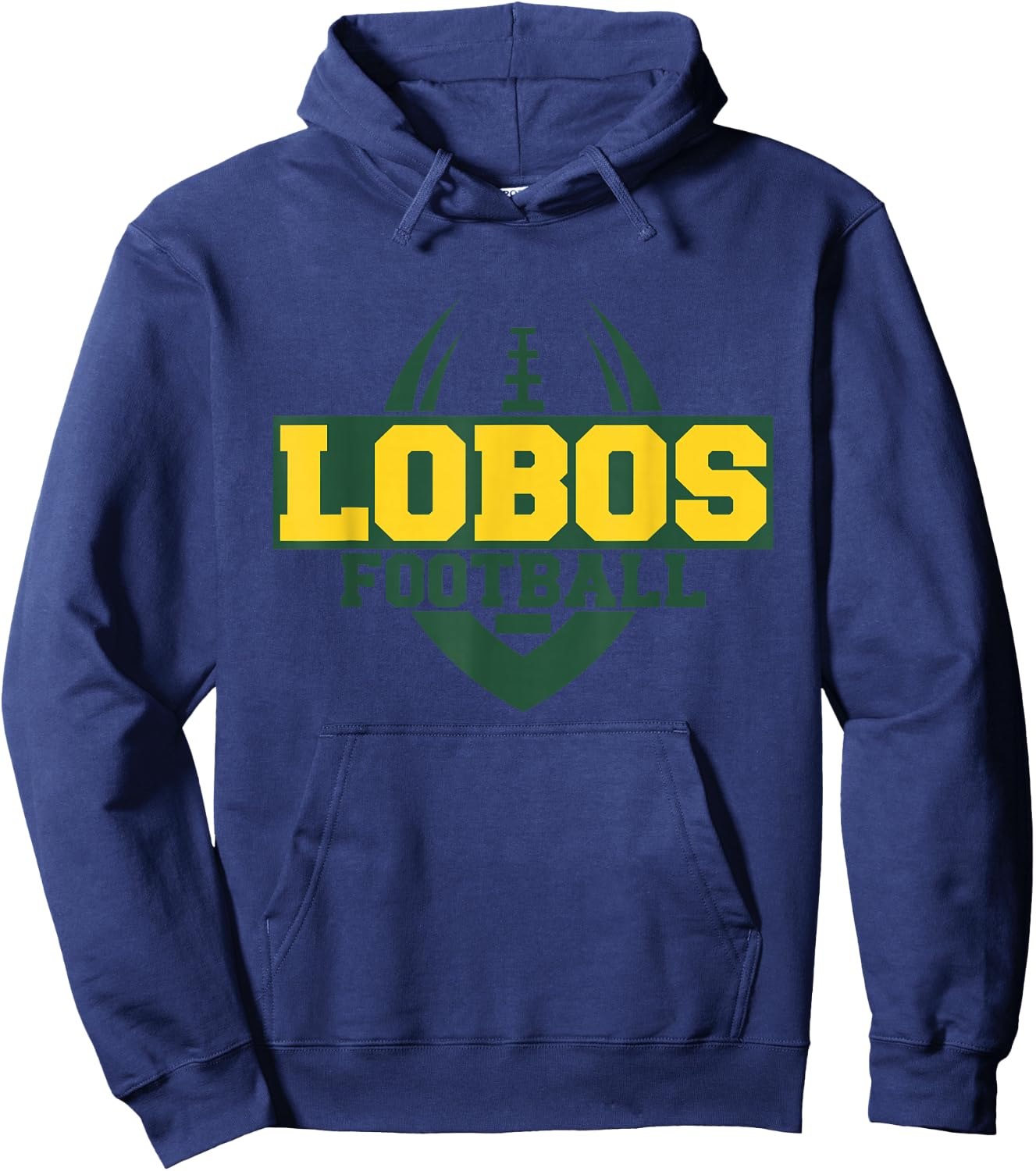 Longview Lobos Football Hoodie - Hoodie | Navy