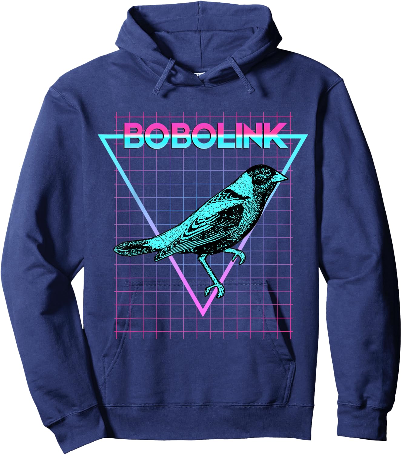 Bobolink Bird Aesthetic Retro Bobolink Hoodie - Hoodie | Navy