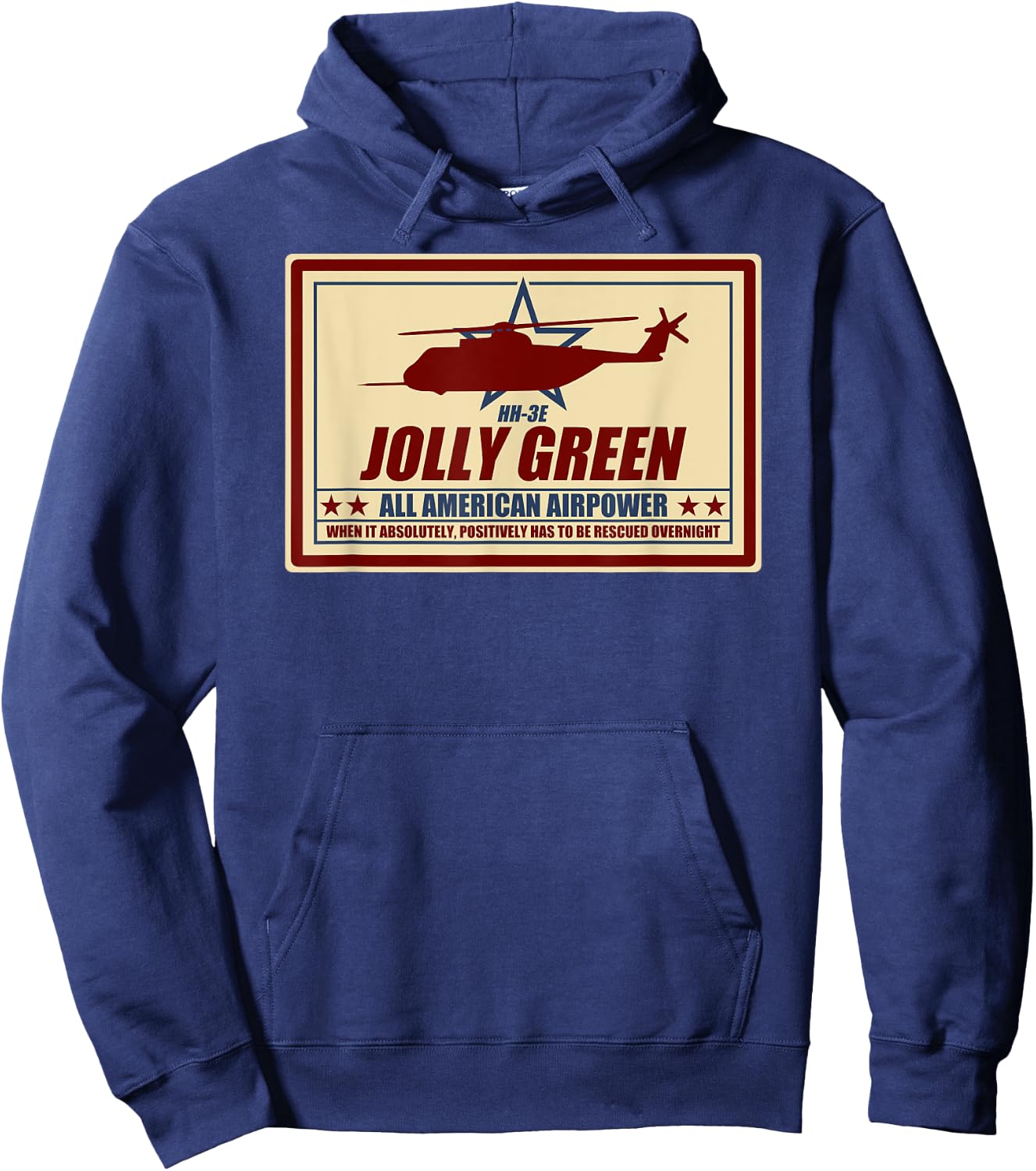 HH-3E Jolly Green Hoodie - Hoodie | Navy