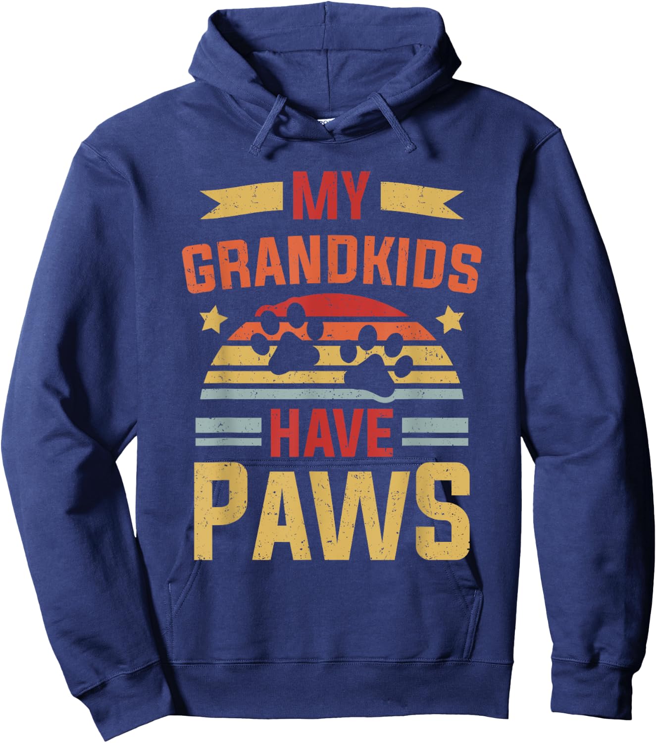 My Grandkids Have Paws Hoodie - Hoodie | Navy