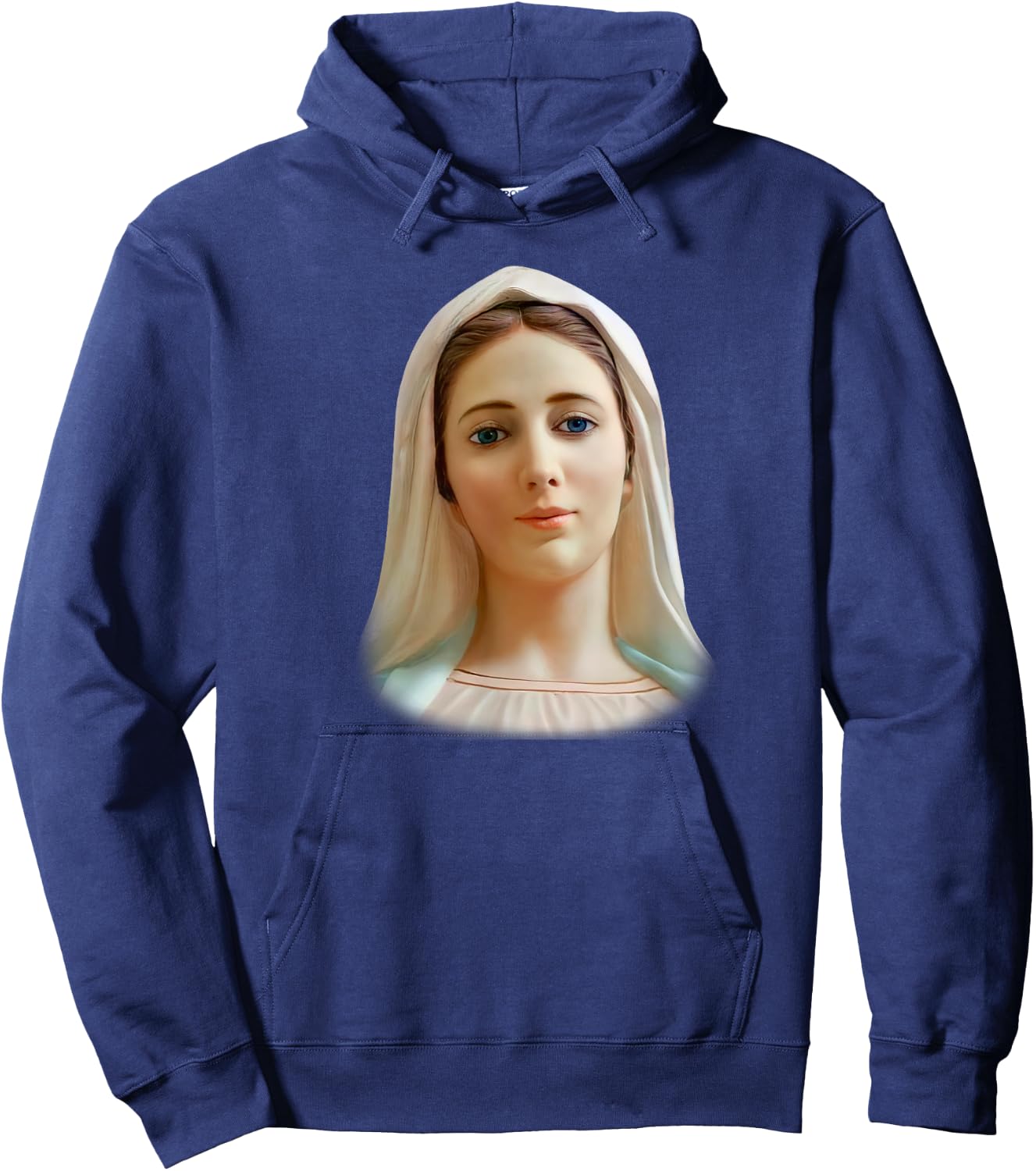 Medjugorje Our Lady Queen of Peace Gospa Hoodie - Hoodie | Navy