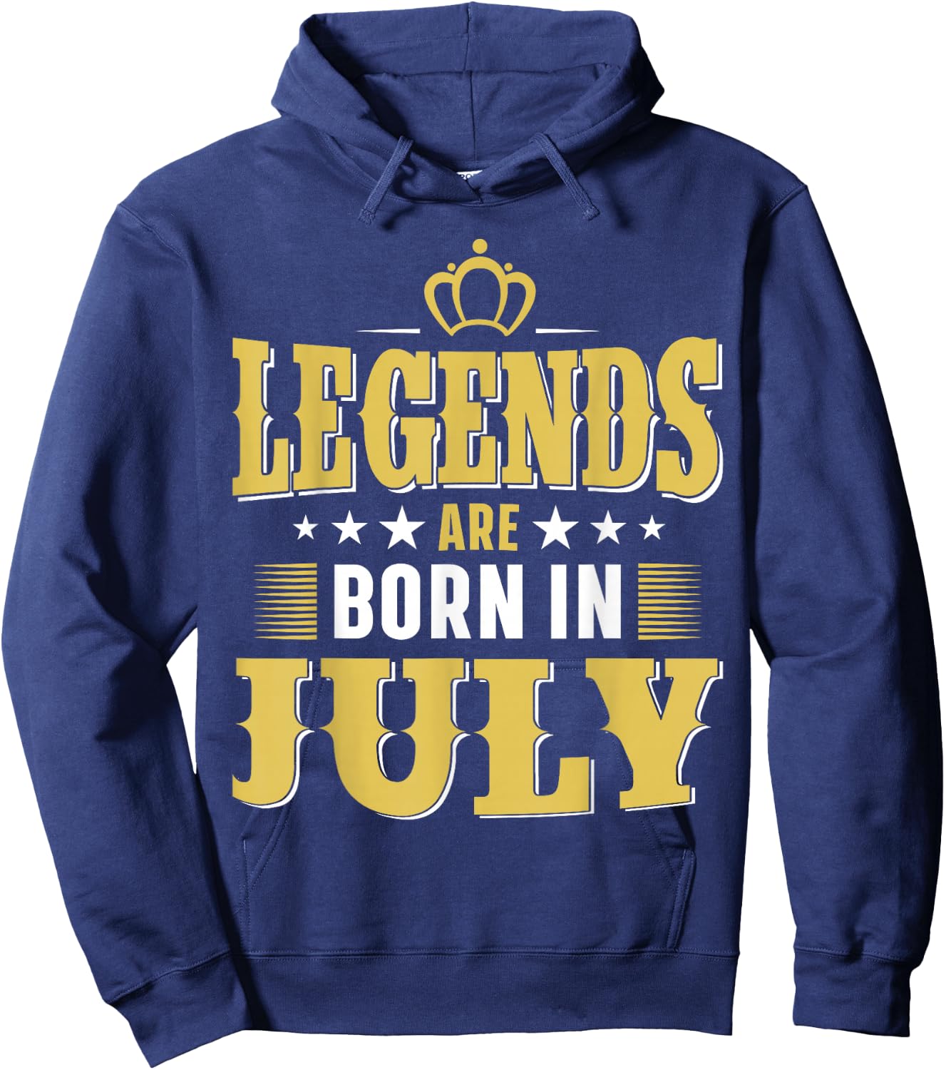 Legends Are Born In July Hoodie - Hoodie | Navy