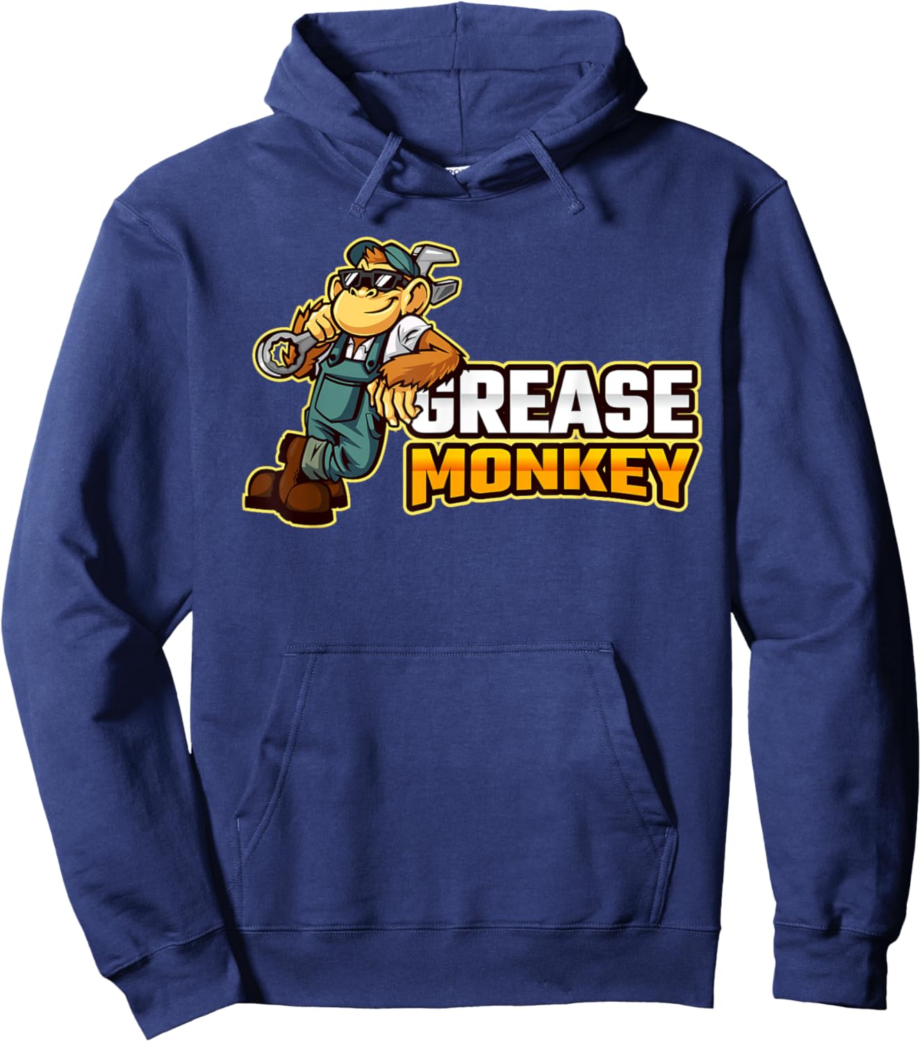 Funny Fat Monkey Hoodie - Hoodie | Navy