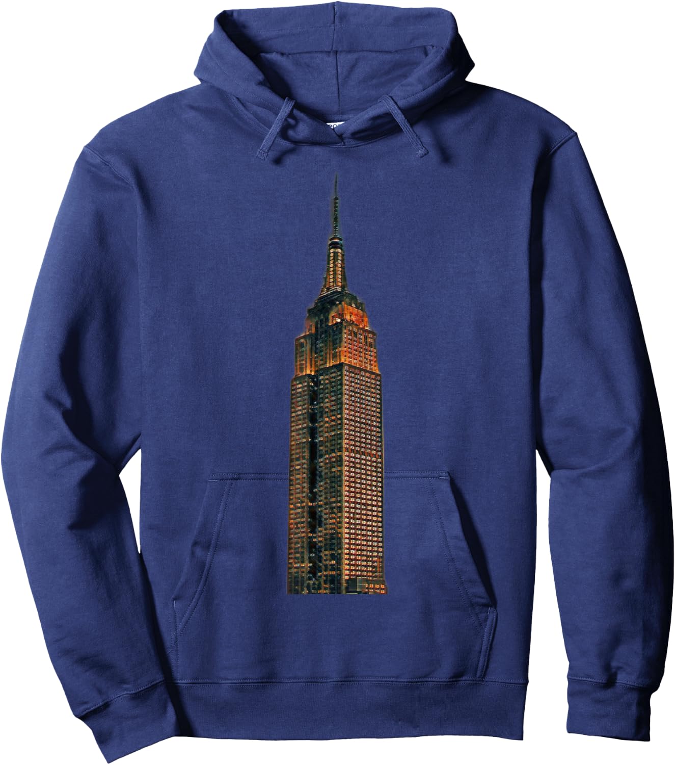 Empire State Building New York Hoodie - Hoodie | Navy