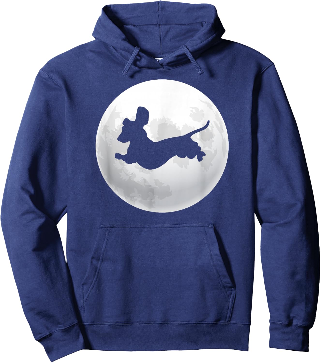 Dachshund Dachshund Silhouette Dog Retro Moon Hoodie - Hoodie | Navy