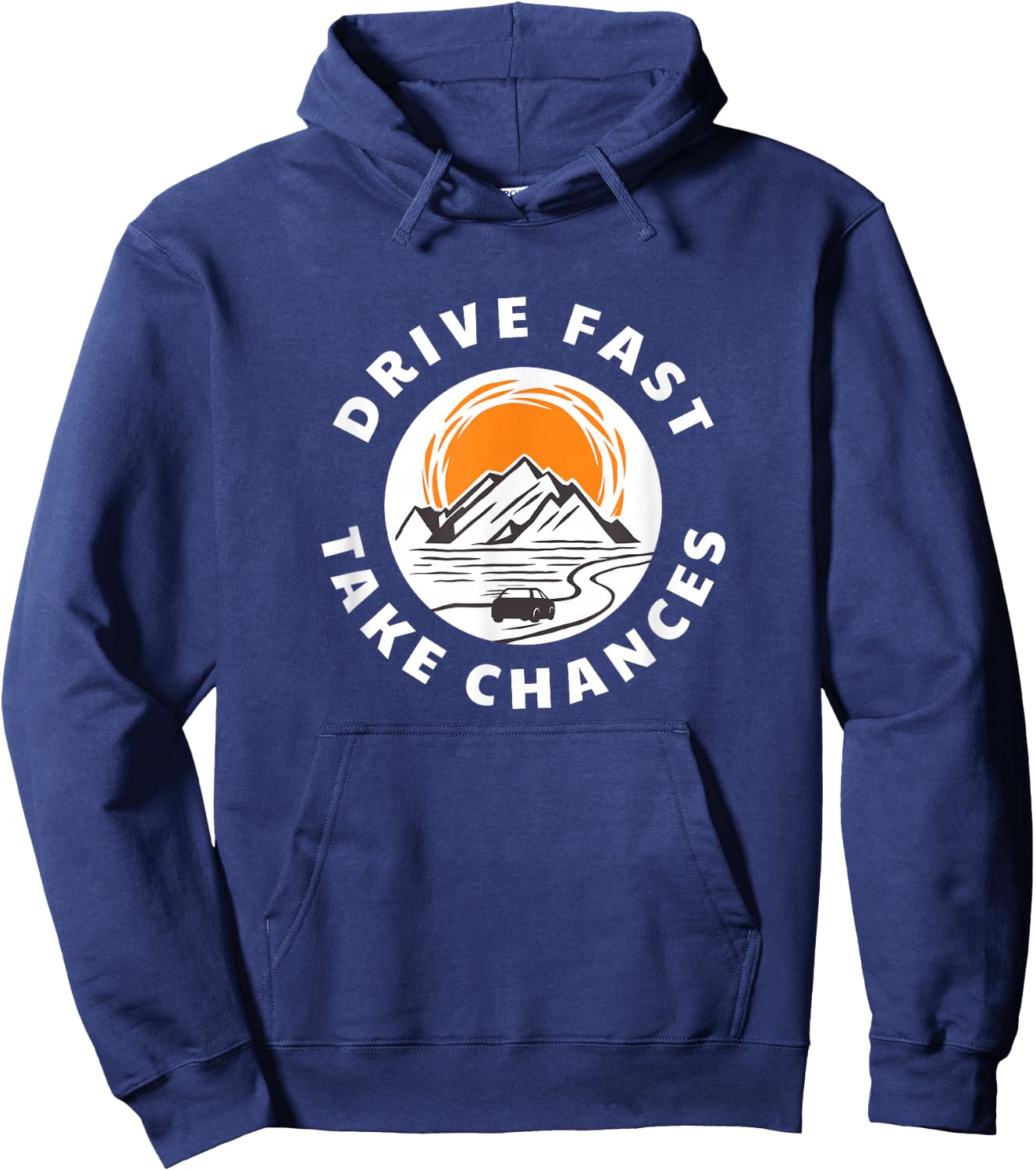 Drive fast and take risks. Car lovers Hoodie - Hoodie | Navy