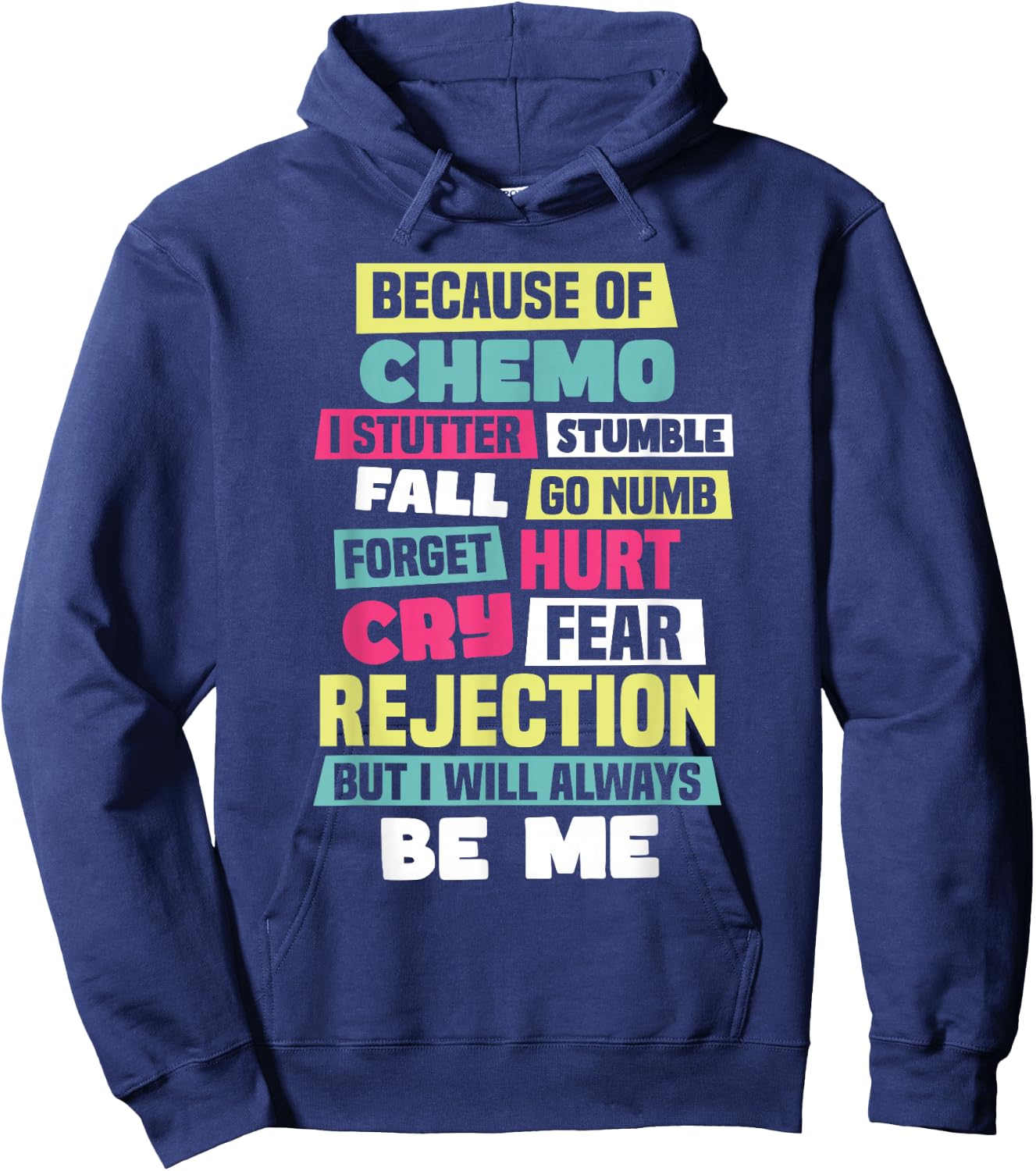 Chemotherapy Chemo Chemo Patient Hoodie - Hoodie | Navy