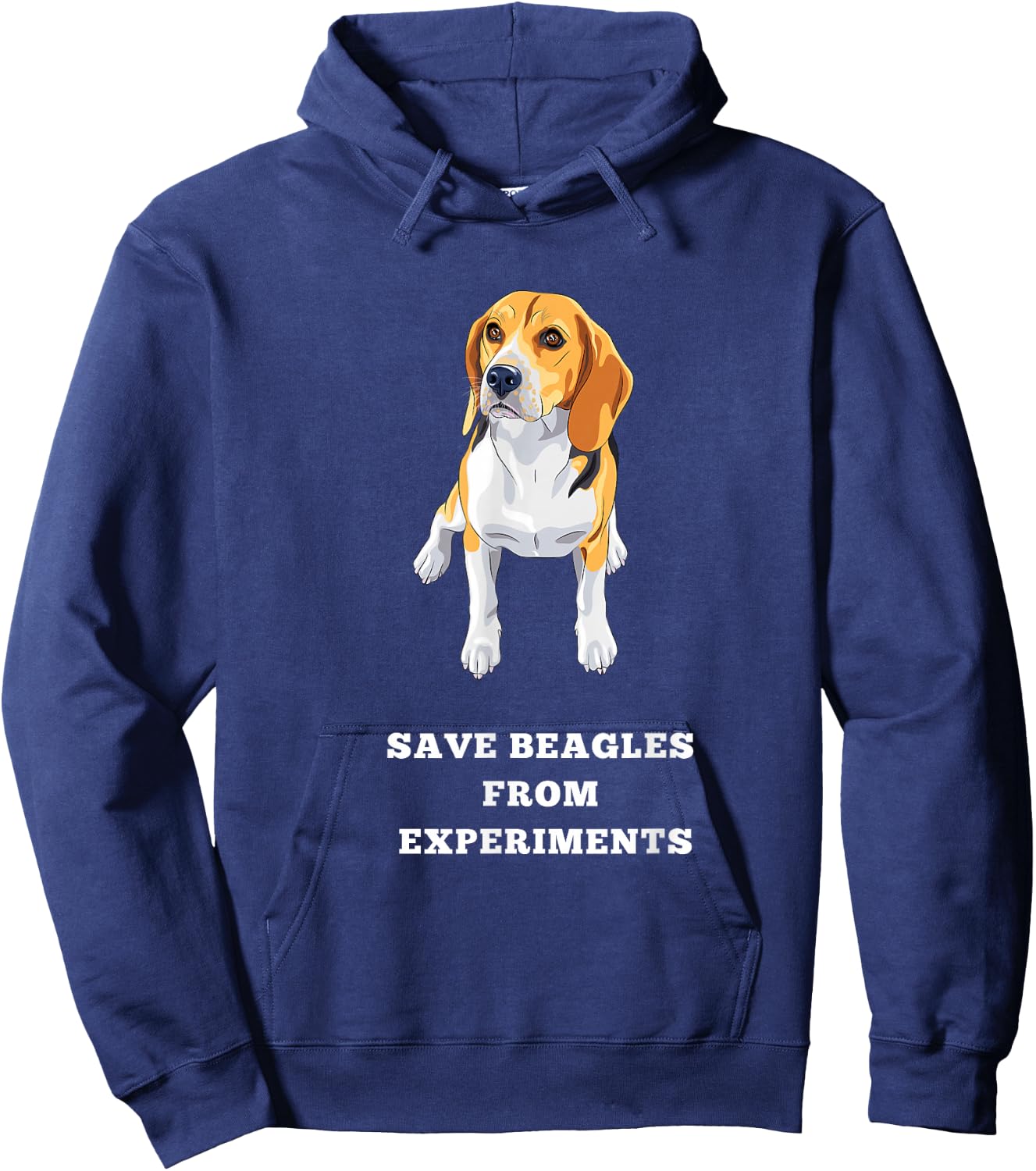 Save beagles from experiment / Beagle lover Hoodie - Hoodie | Navy
