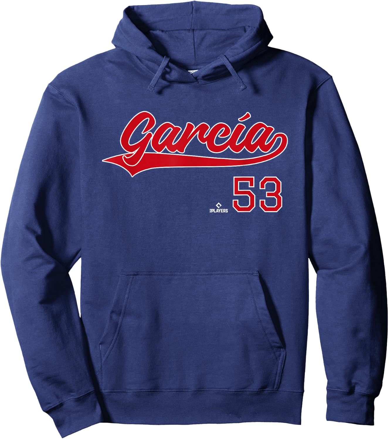 Vintage Gameday Adolis Garcia Texas MLBPA Hoodie - Hoodie | Navy