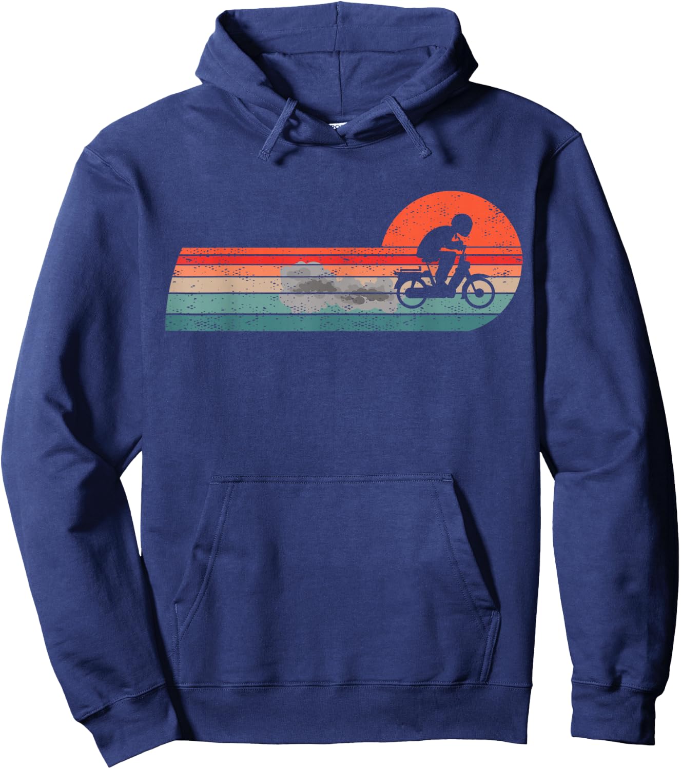 Moped Bike Mofas Moped Motorcycle Moped Hoodie - Hoodie | Navy