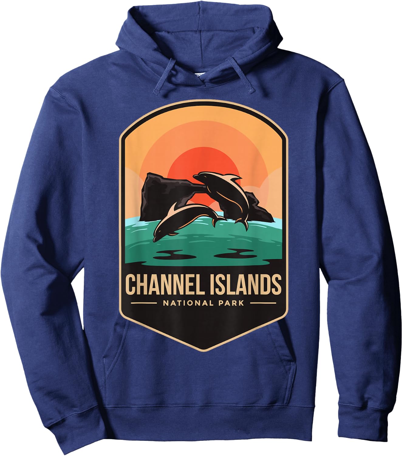 Channel Islands National Park 1980 California Hoodie - Hoodie | Navy