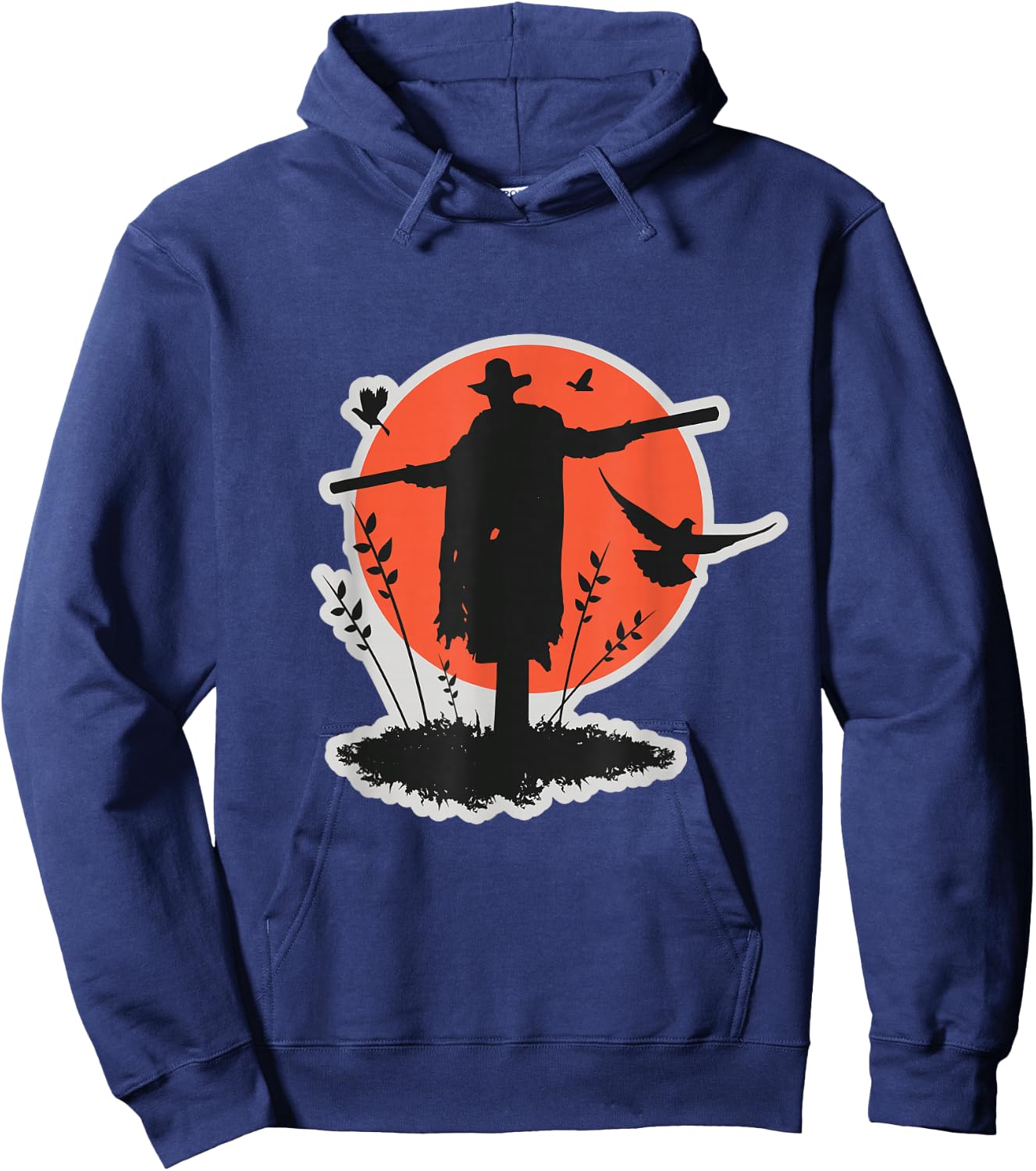 Jeepers Creepers Scarecrow Moon Hoodie - Hoodie | Navy