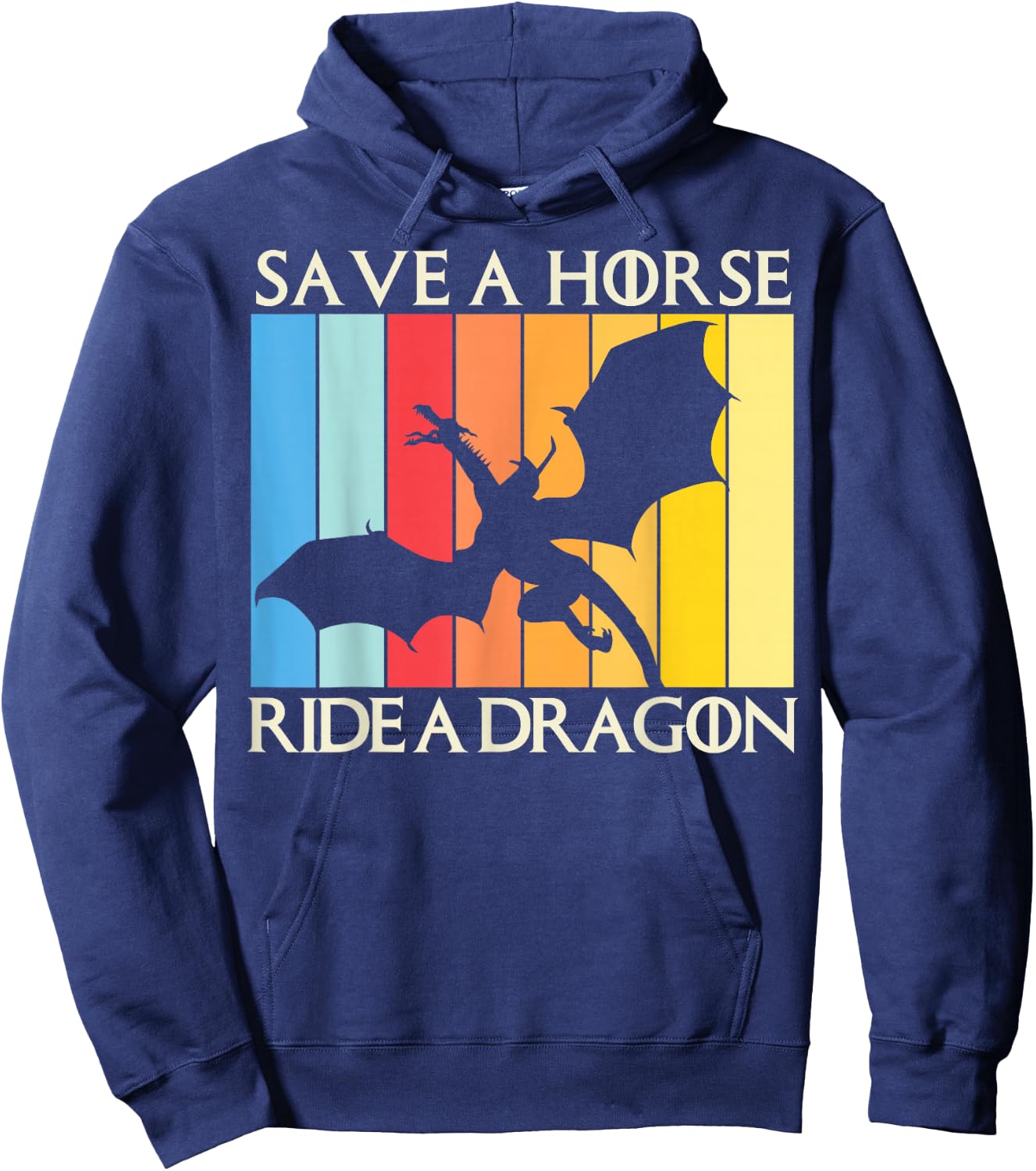 Save A Horse Ride A Dragon Hoodie - Hoodie | Navy